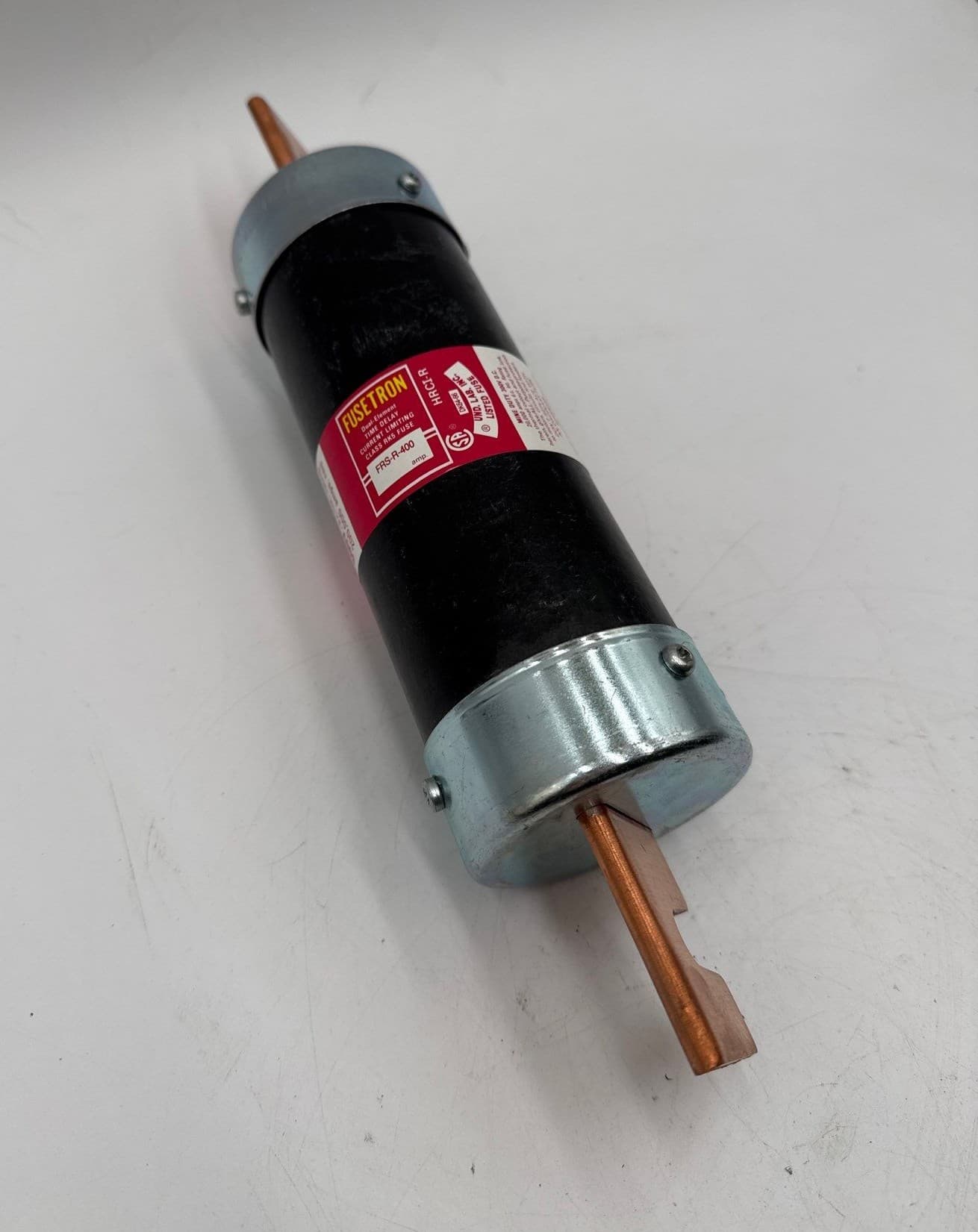Fusetron FRS-R-400 Fuse 400A 600V Class RK5 400 Amp Time Delay Dual Element – image 1