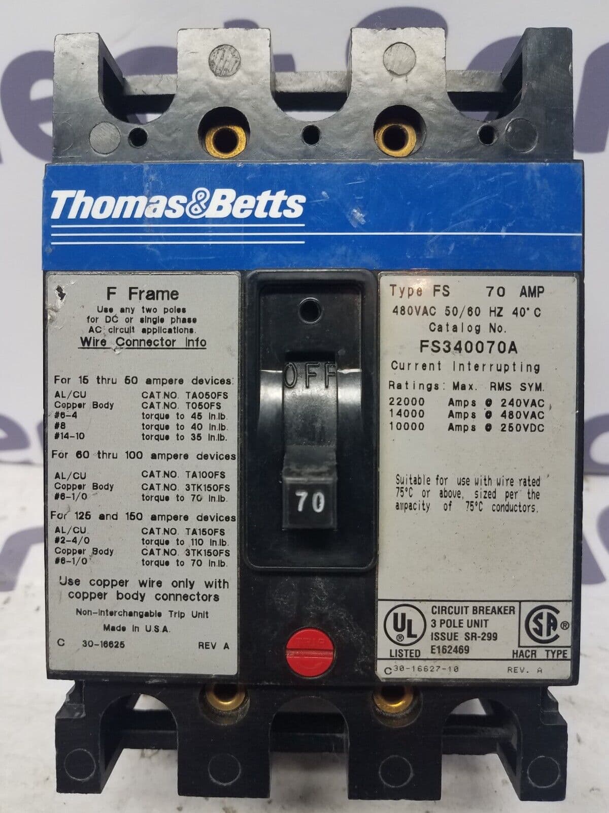 Thomas & Betts FS340070A