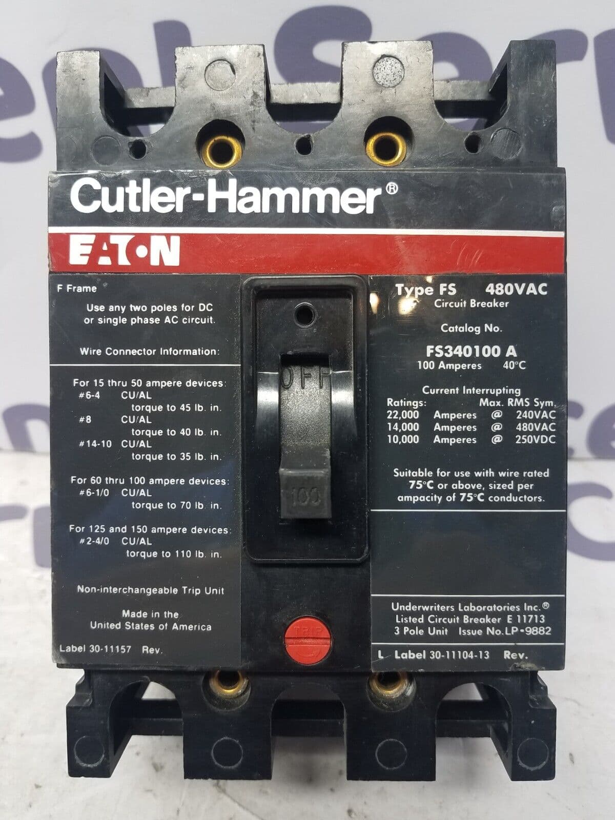 GE FS340100A – image 1