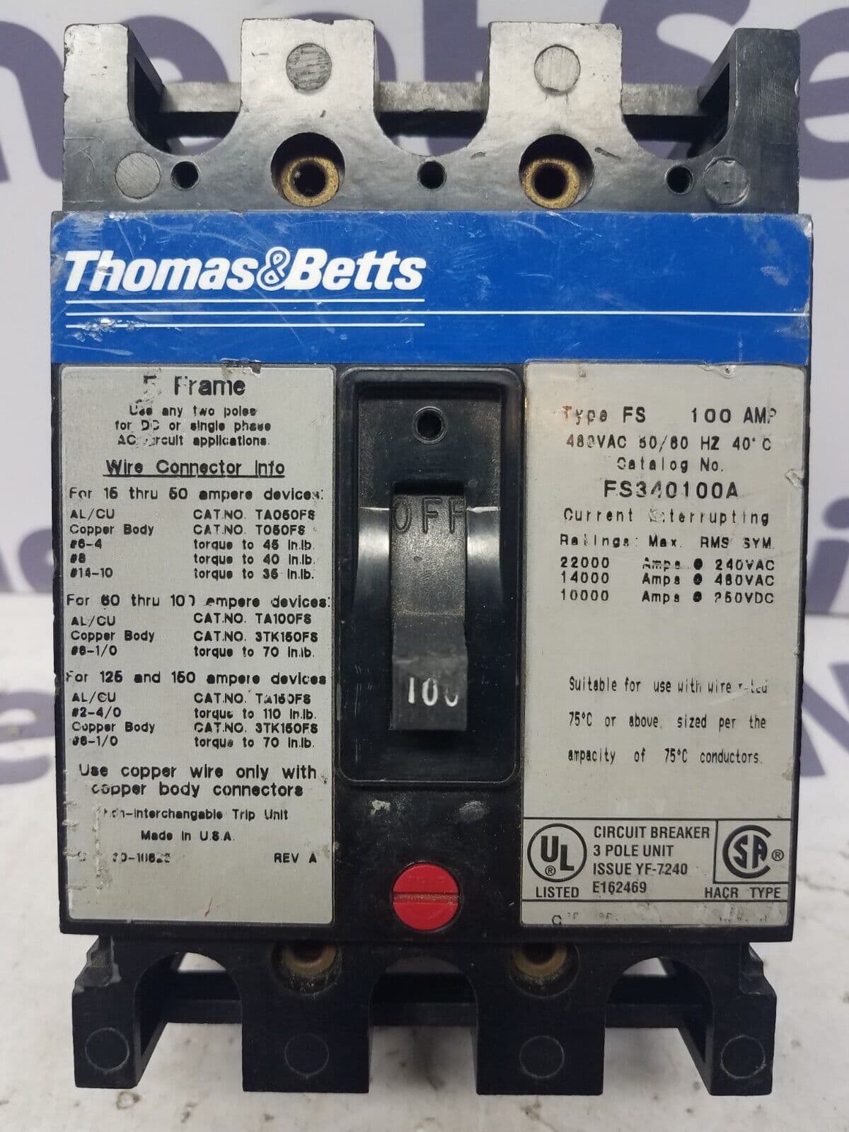 Thomas & Betts FS340100A – image 1