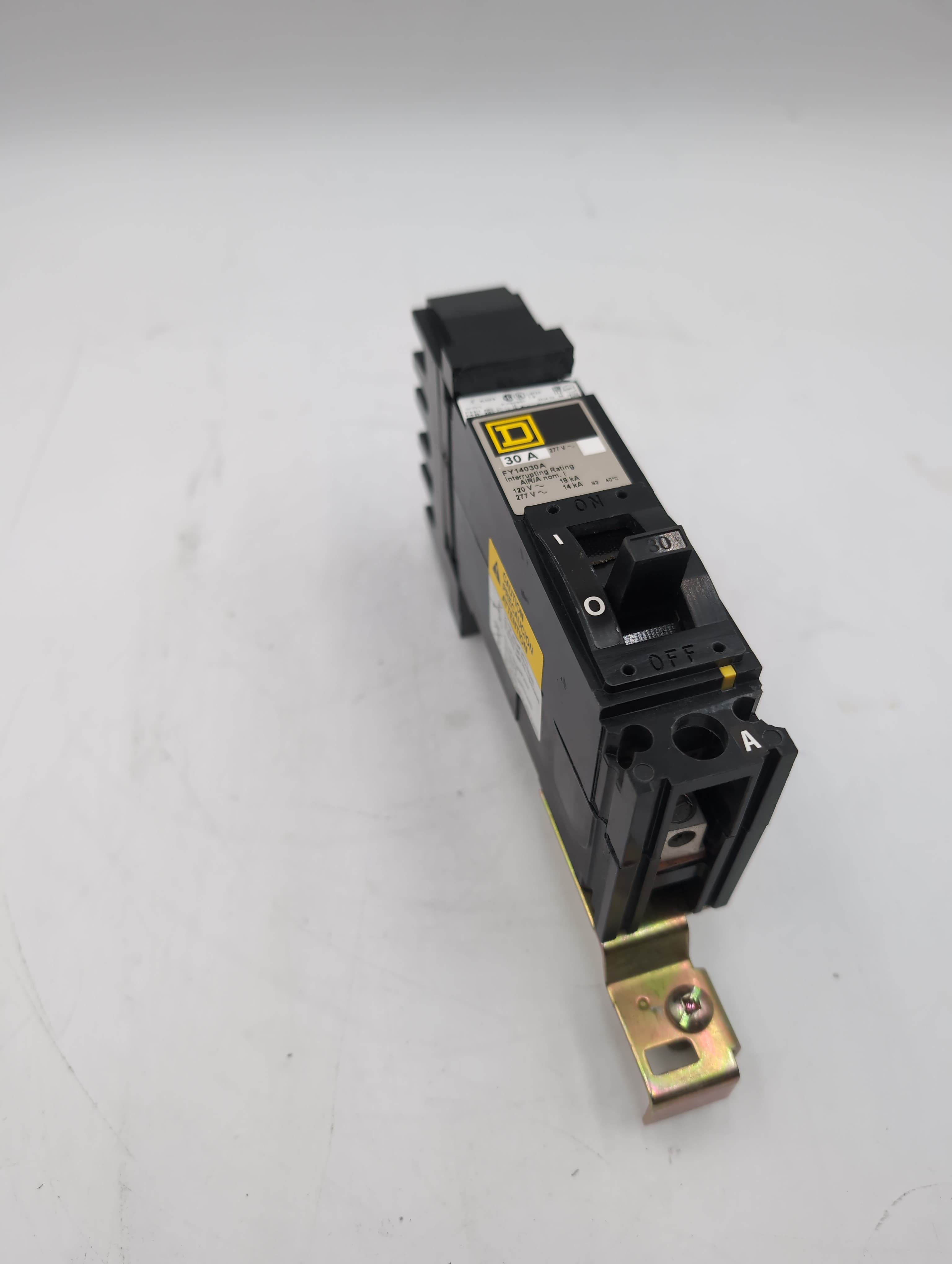 Square D FY14030A I-Line Circuit Breaker 1-Pole 30A 277V Phase A F-Frame USED – image 1