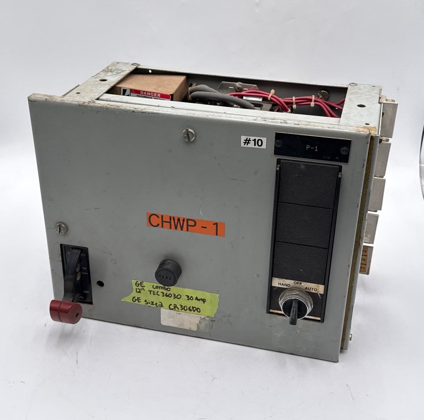 GE 8000 12” 30A Combo MCC Bucket Starter Size 2 Breaker TEC36030 30 Amp – image 1