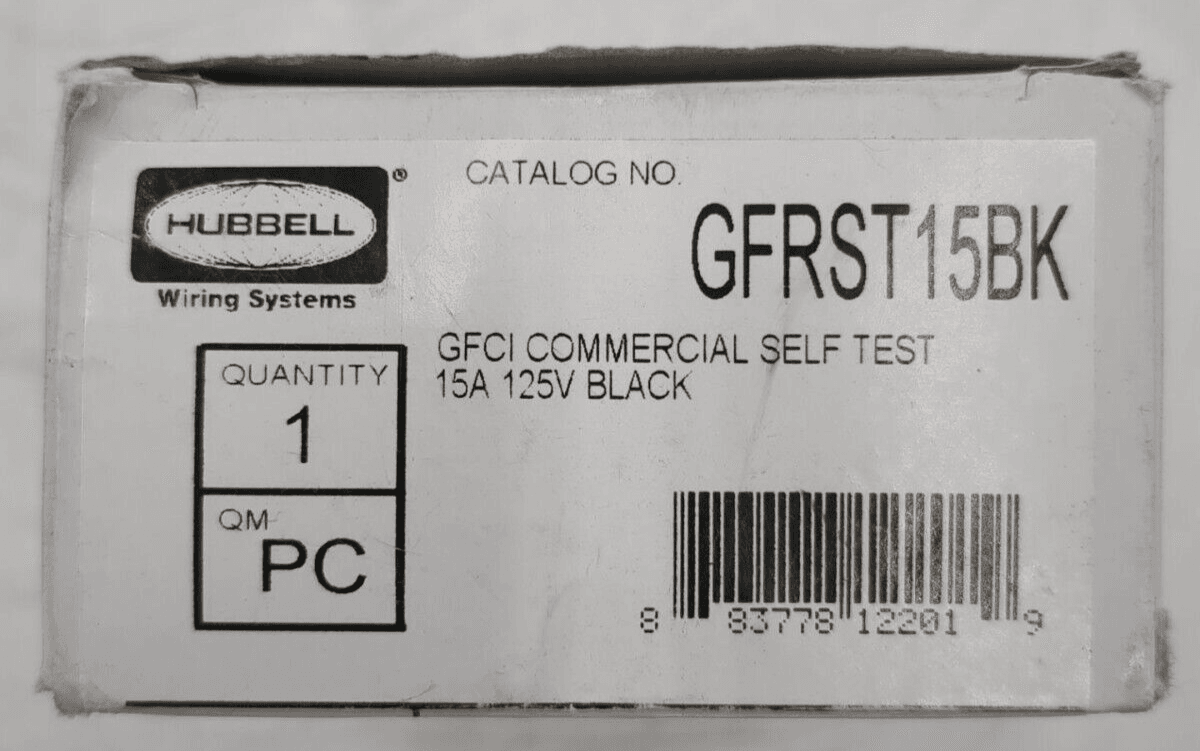 Hubbell GFRST15BK – image 1
