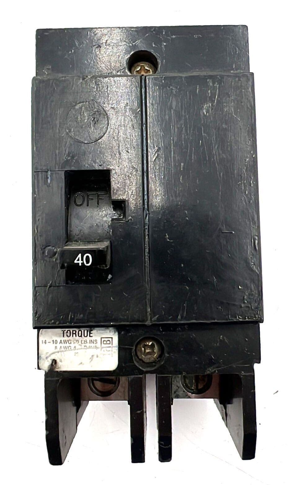 Cutler Hammer GHB2040 Circuit Breaker 40A 2P 480V 1PH GHB 40 Amp 2 Pole – image 1