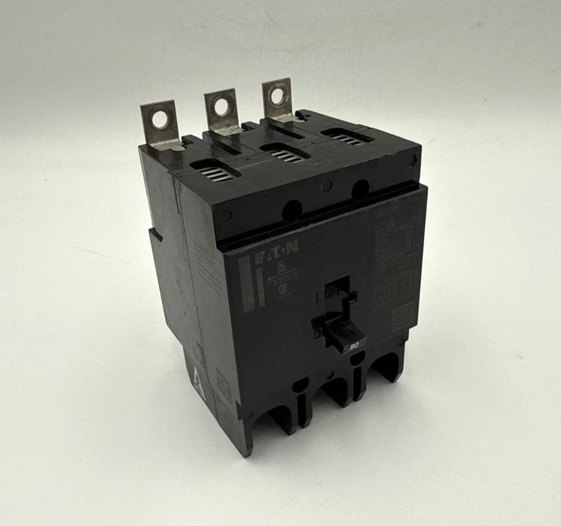 Eaton GHB3080 Circuit Breaker 80A 480/277V 3P GHB 80 Amp 3 Pole Bolt on New – image 1