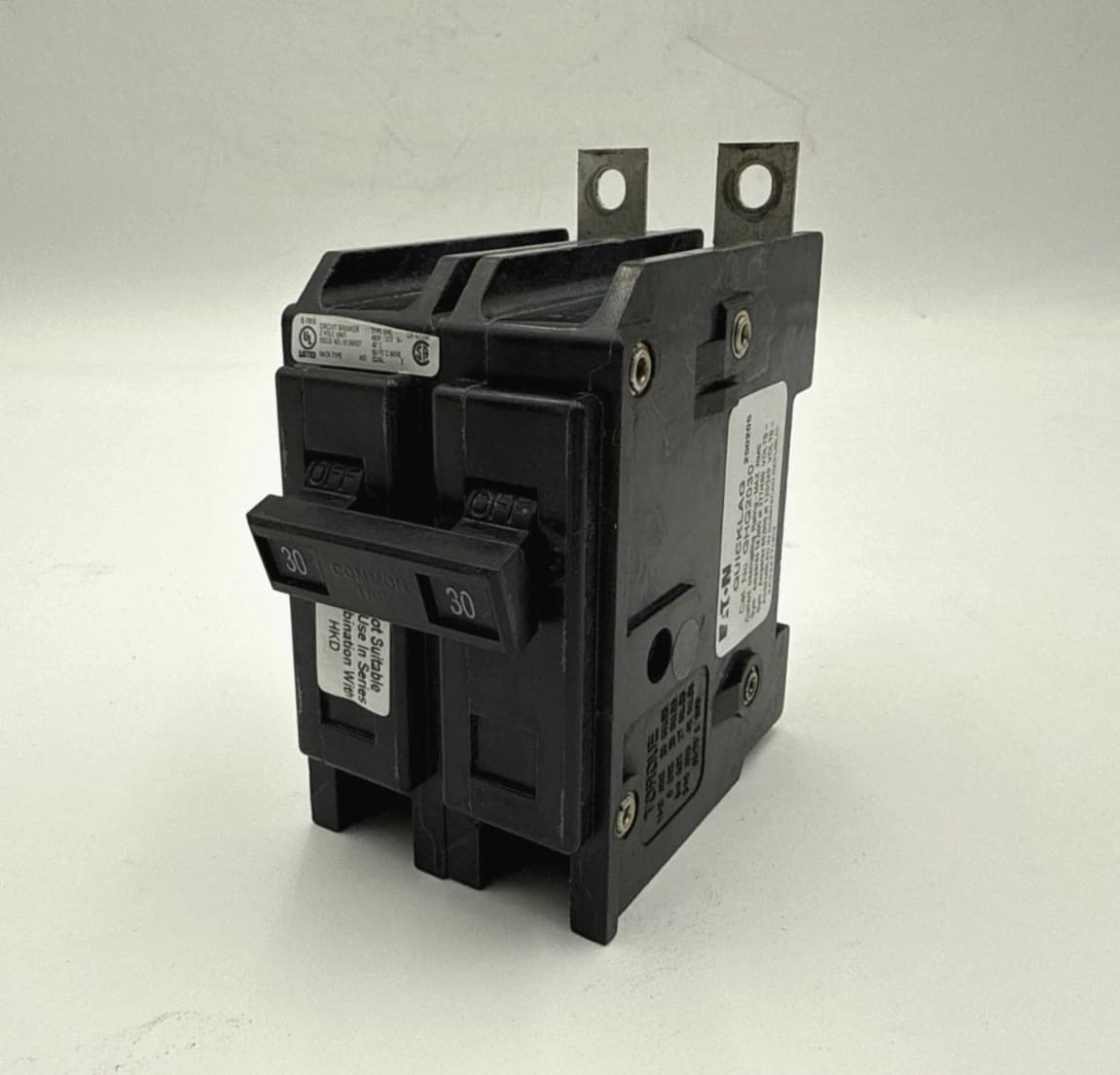 Eaton GHQ2030 Bolt On Circuit Breaker 30A 2P 277/480V GHQ 30 Amp 2 Pole New – image 1