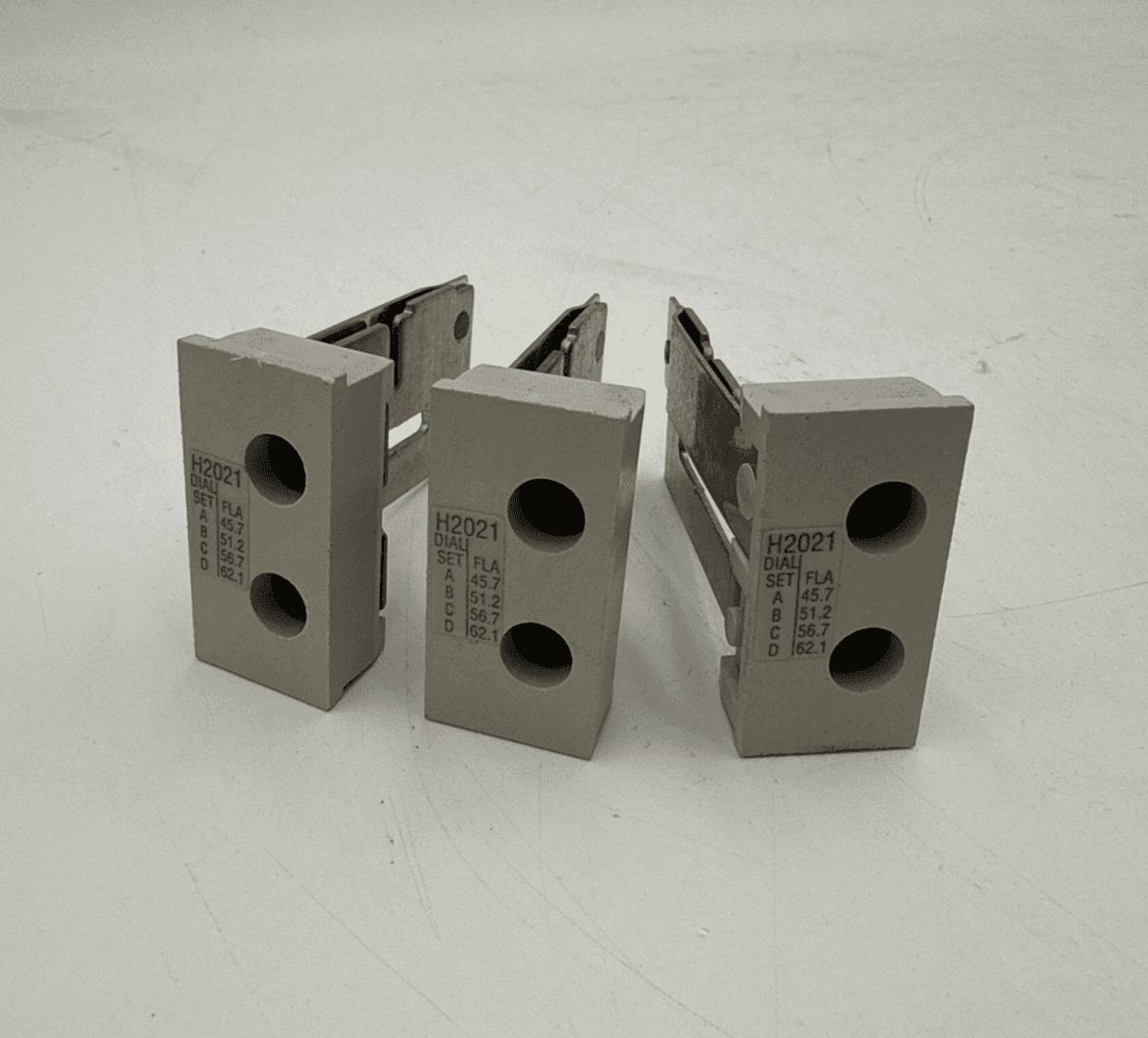 3PC Cutler Hammer H2021 Overload Relay Heater Element Freedom Series 45.7-62.1A – image 1
