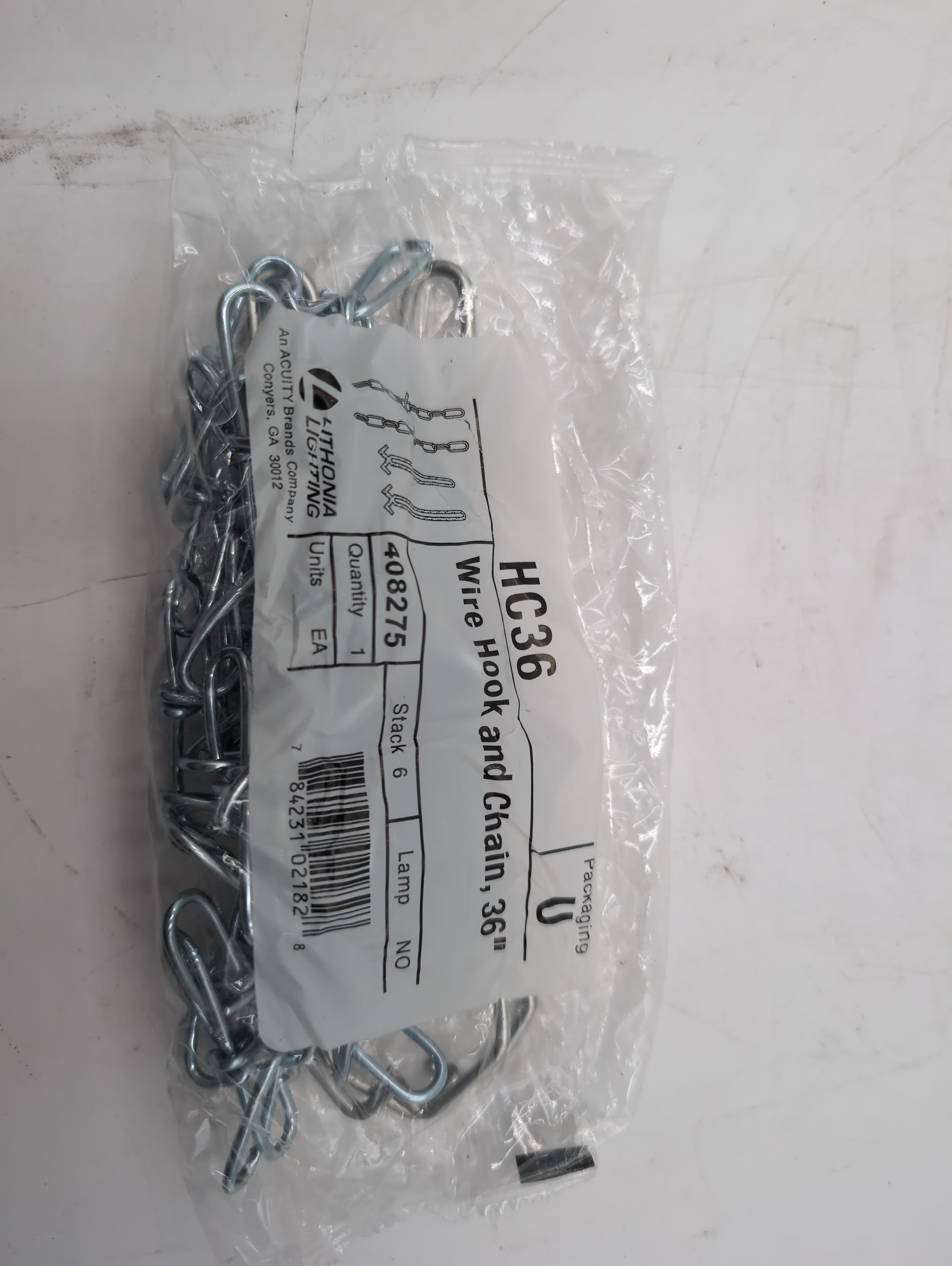 9 Pack Lithonia Lighting HC36 36" Chain Hanging Kit 9 Sets