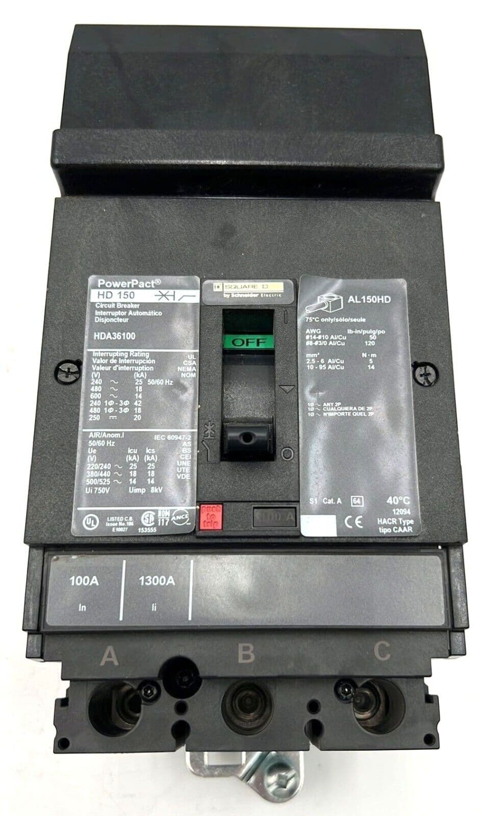 Square D HDA36100 – image 1