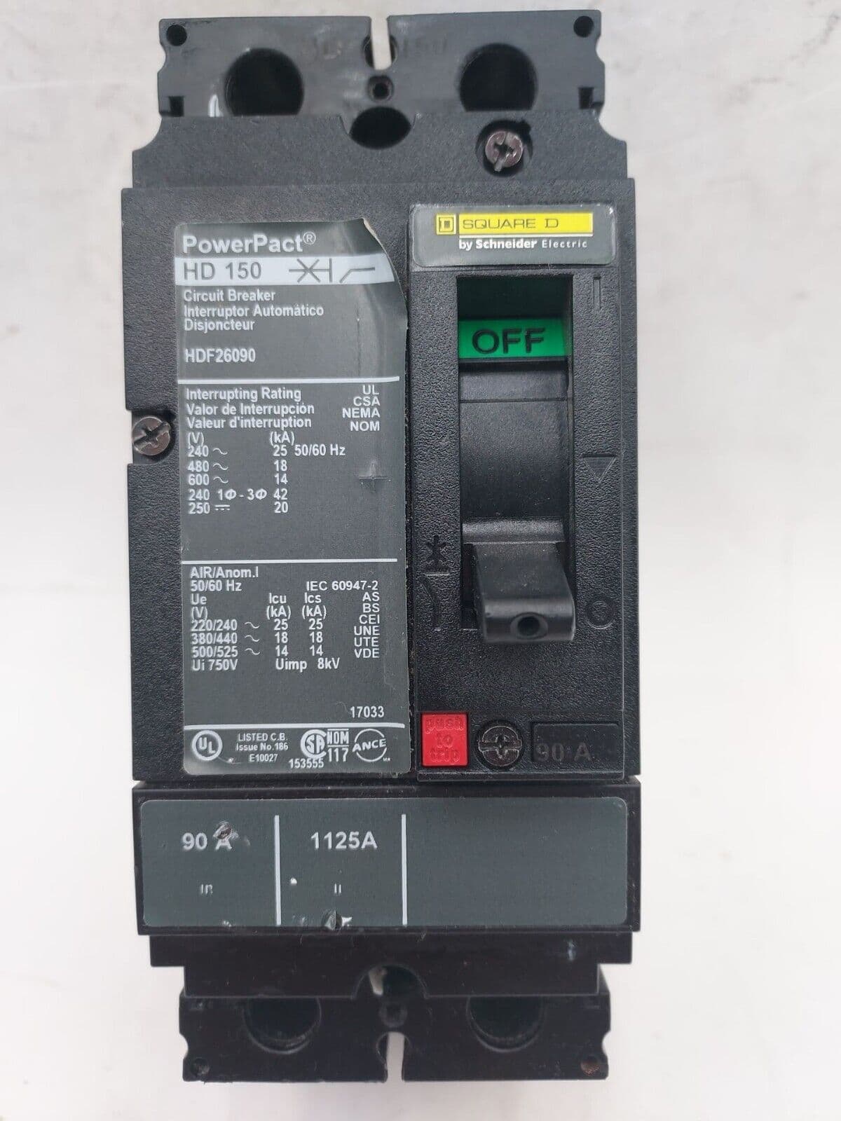 Square D HDF26090 – image 1