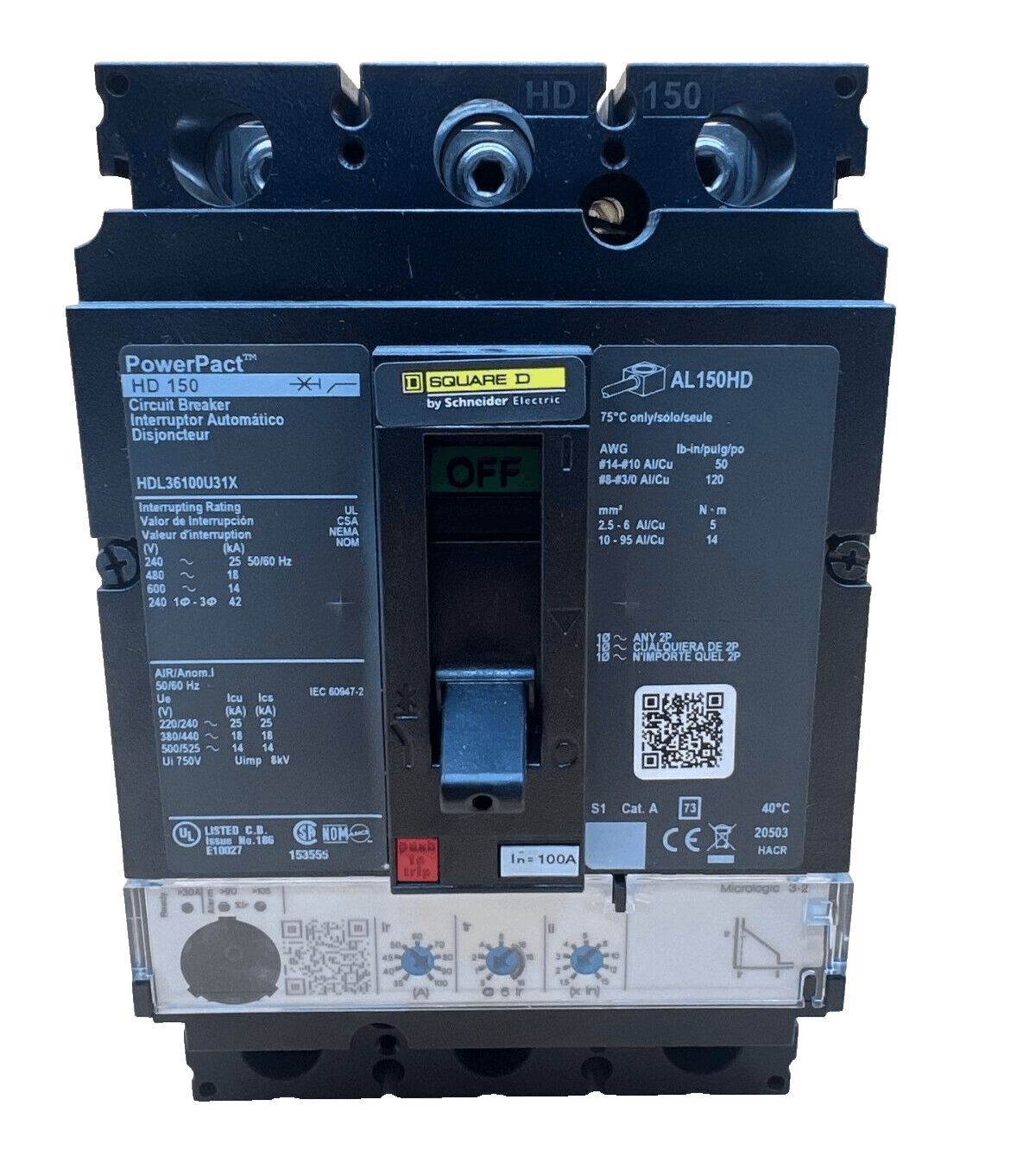 Square D HDL31600U31X – image 1