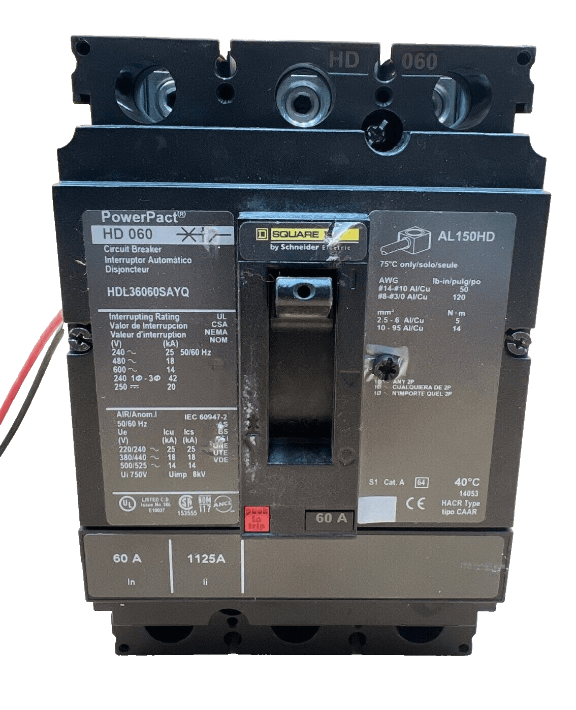 Square D HDL36060SAYQ – image 1