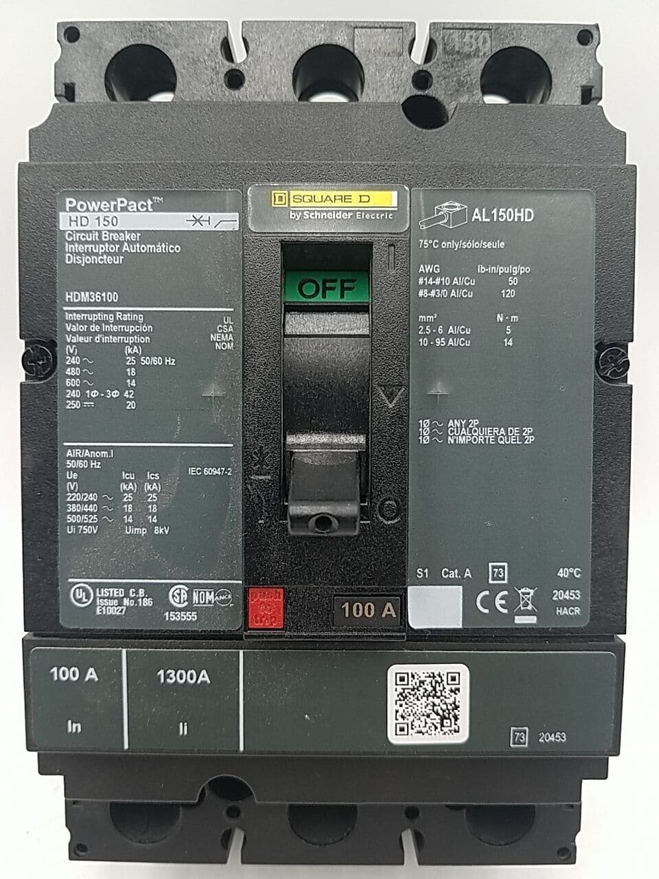 Square D HDM36100 – image 1