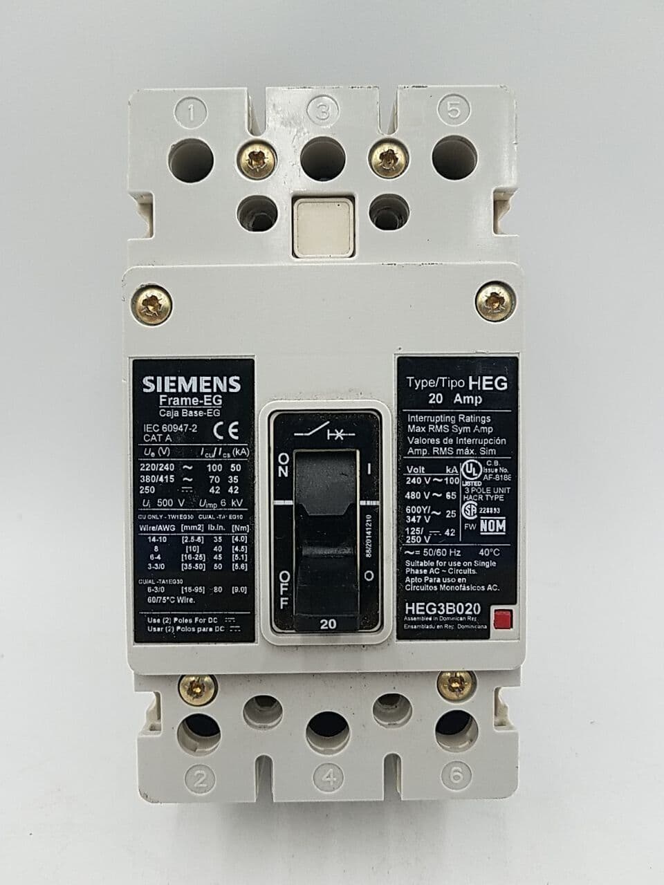 Siemens HEG3B020 – image 1