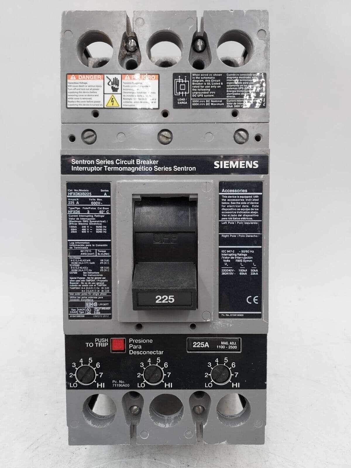 Siemens HFXD63B225 – image 1