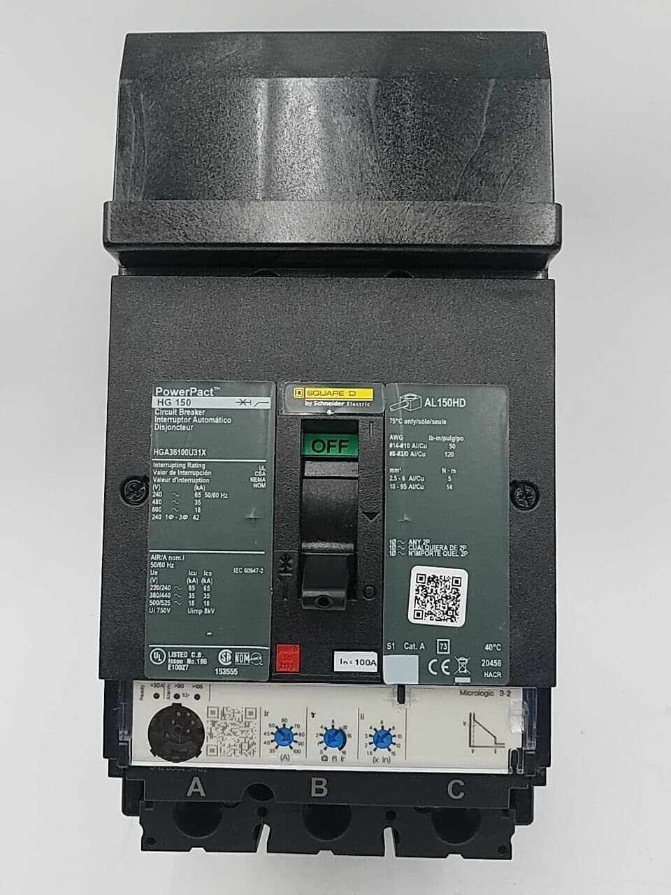 Square D HGA36100U31X – image 1