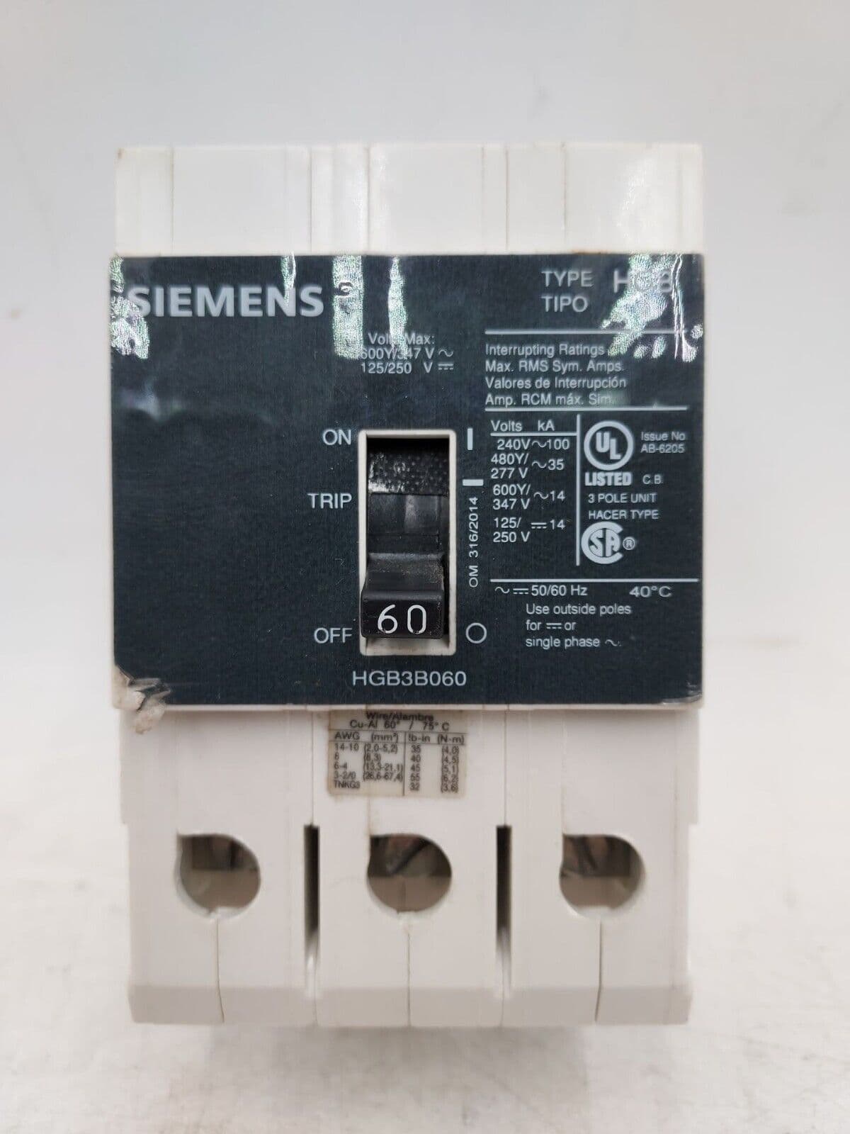 Siemens HGB3B060 – image 1