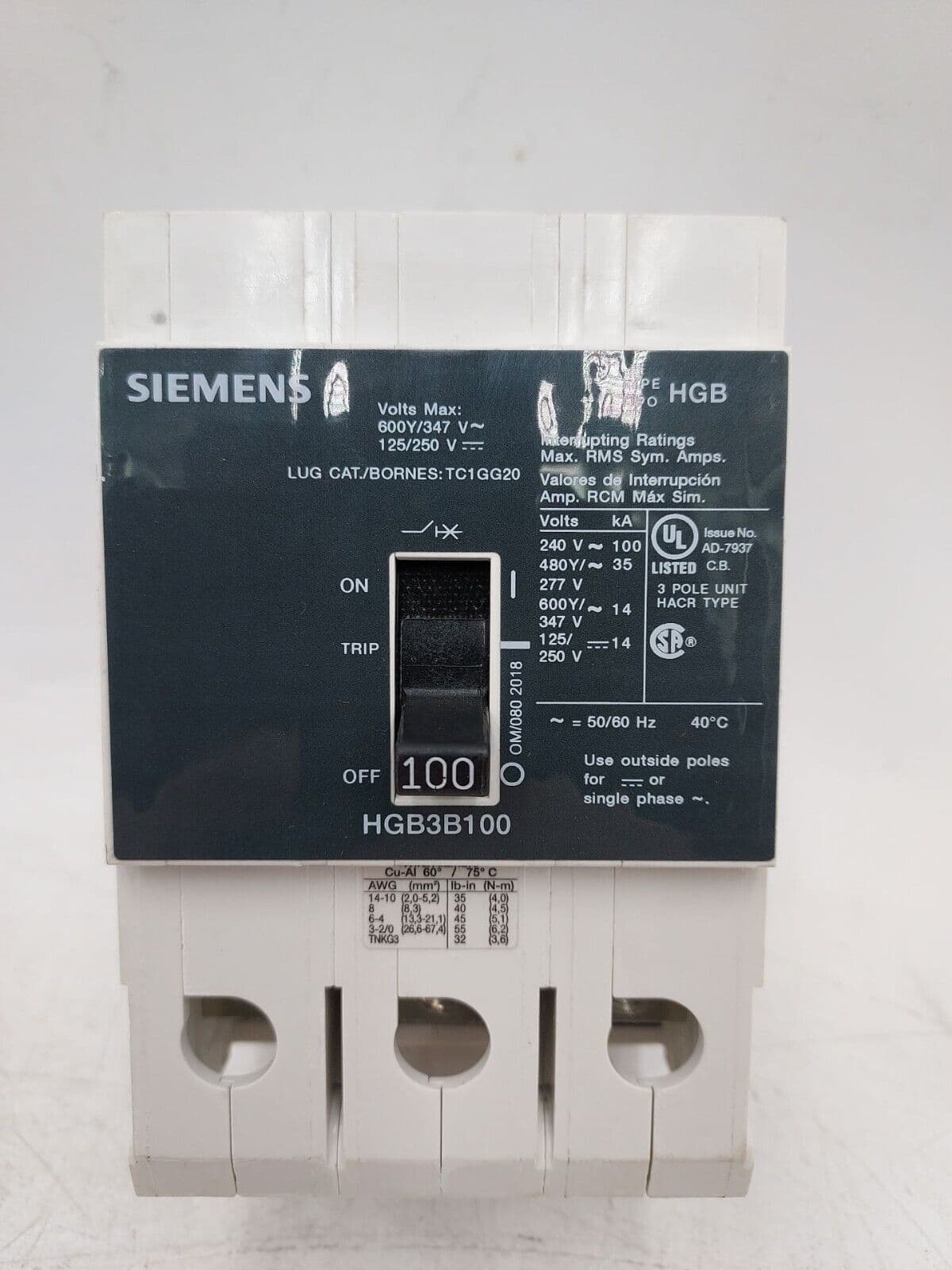 Siemens HGB3B100 – image 1