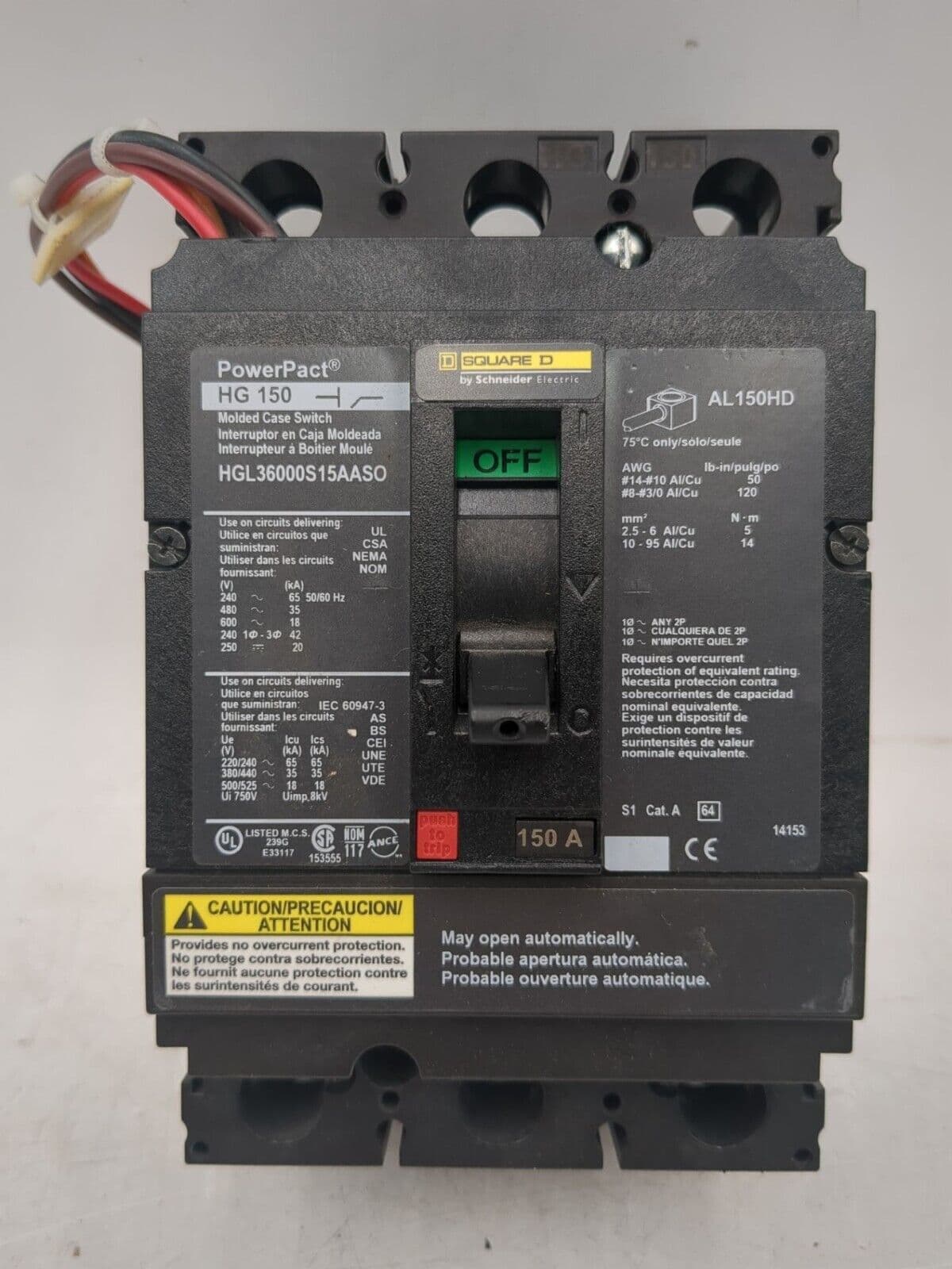 Square D HGL36000S15AASO – image 1