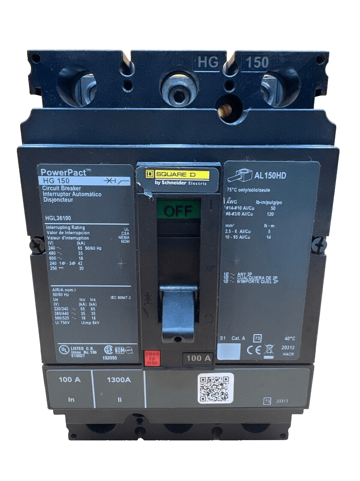 Square D HGL36100 – image 1