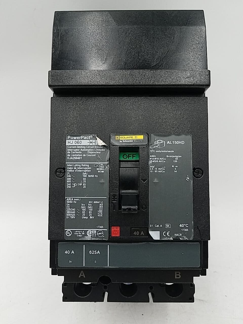 Square D HJA260401 – image 1