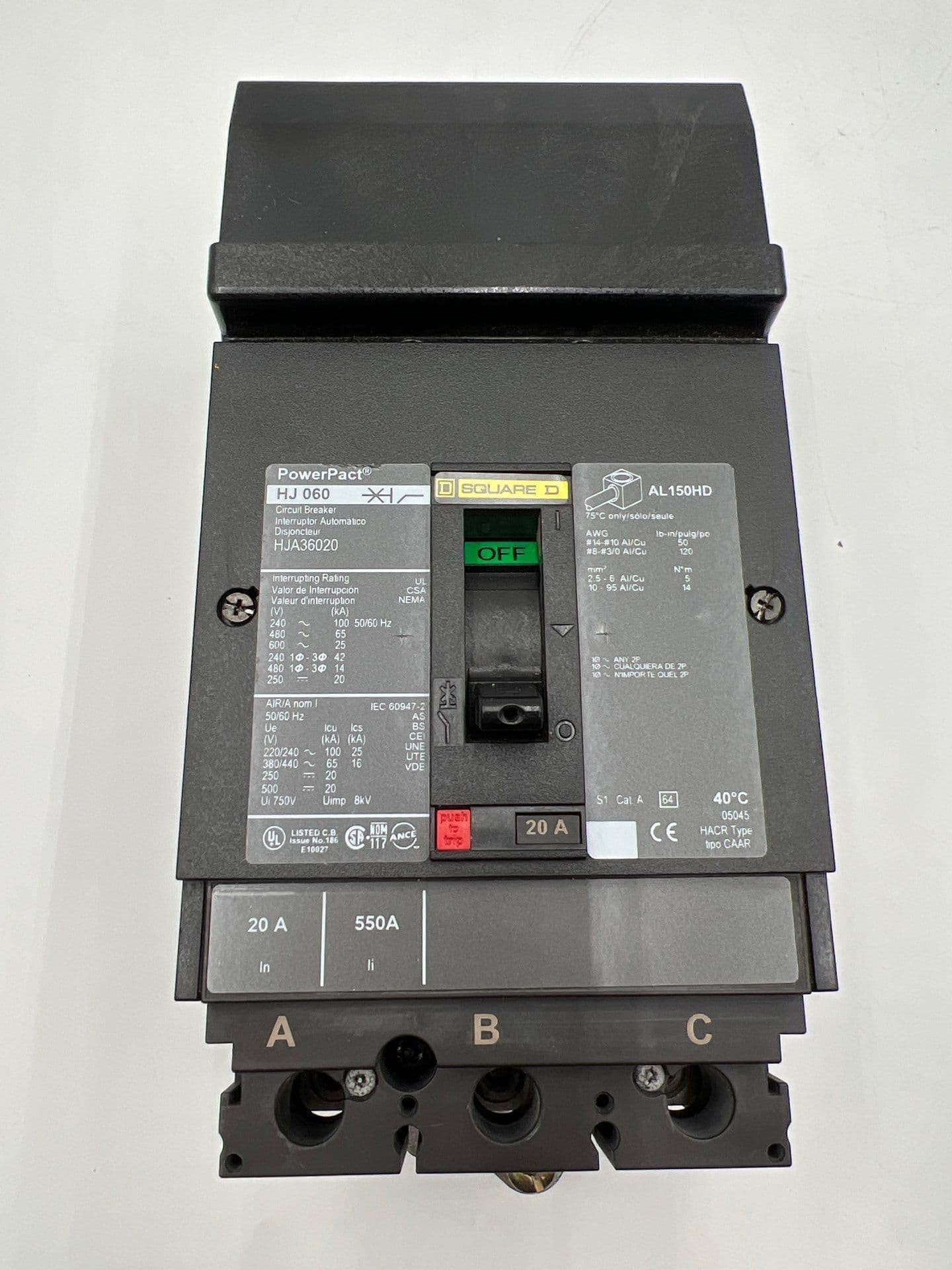 Square D HJA36020 – image 1