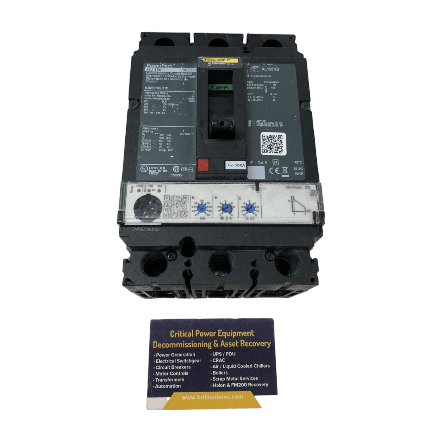 Square D HJM36100U31X – image 1