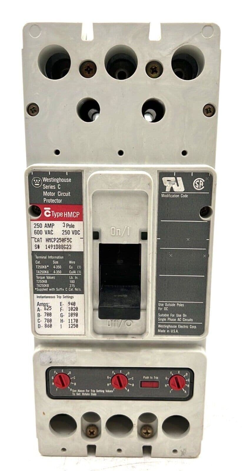 Westinghouse HMCP250F5C – image 1