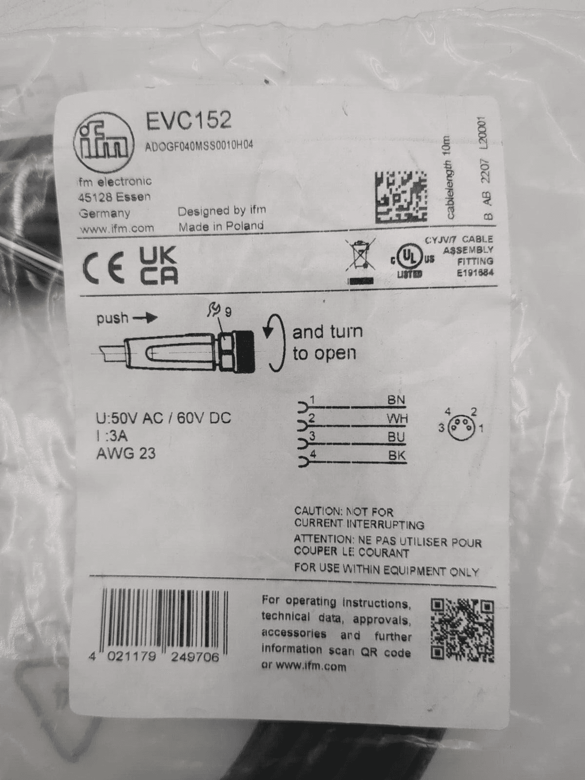 IFM IFM-ADOGF040MSS0010H04-EVC152 – image 1