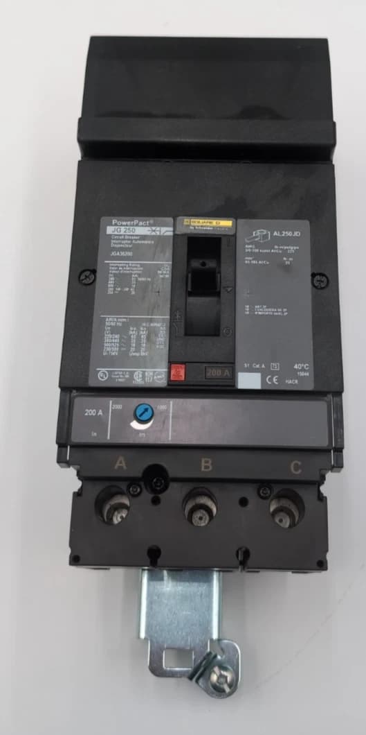 Square D JGA36200 I-Line Circuit Breaker 200A 3P 600V 3PH JG 250 New Take Out