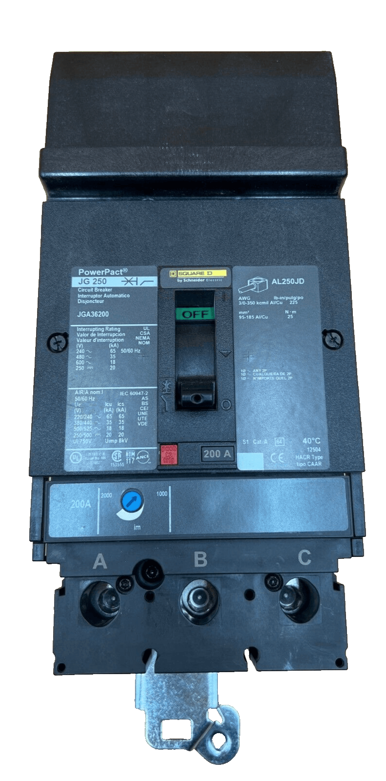 Square D JGA36200 – image 1