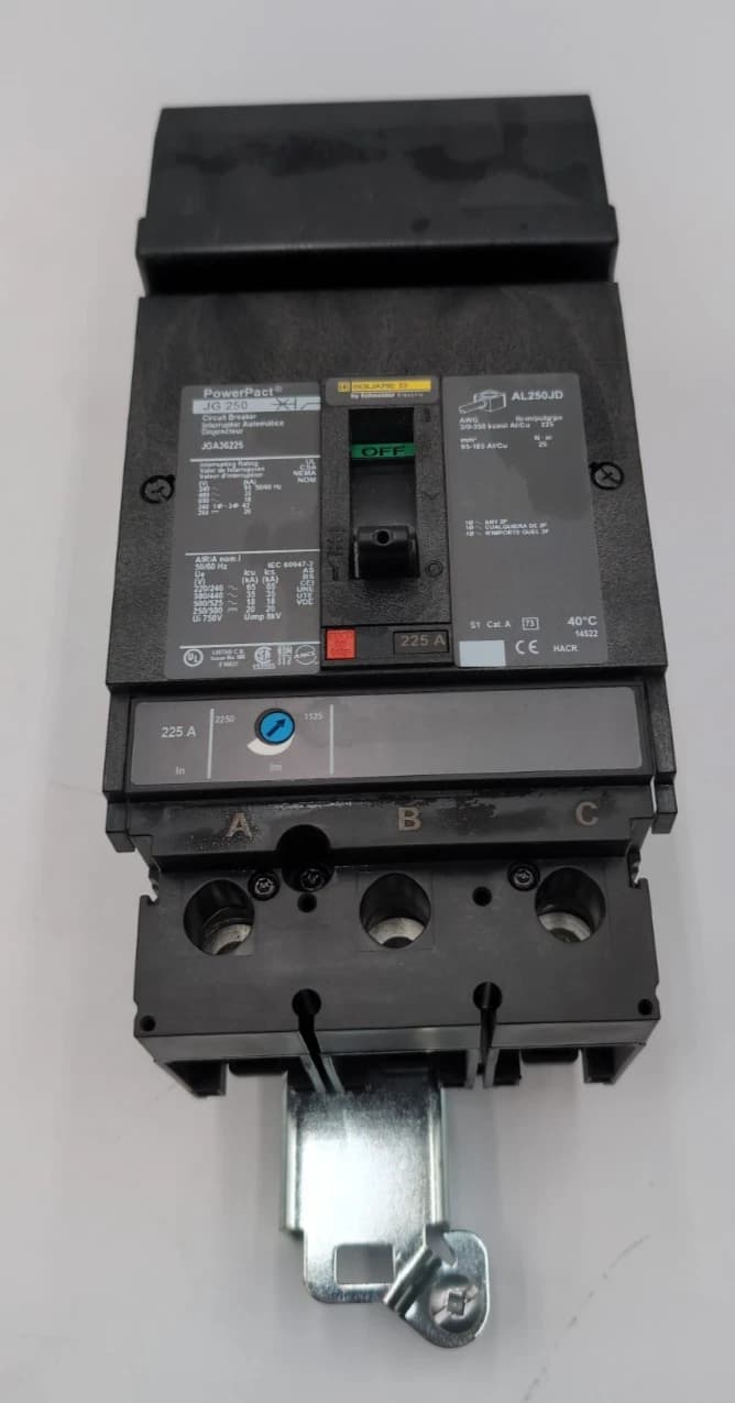 Square D JGA36225 I Line Circuit Breaker 225A 3P 600V 3PH JGA 225 Amp 3 Pole NEW – image 1