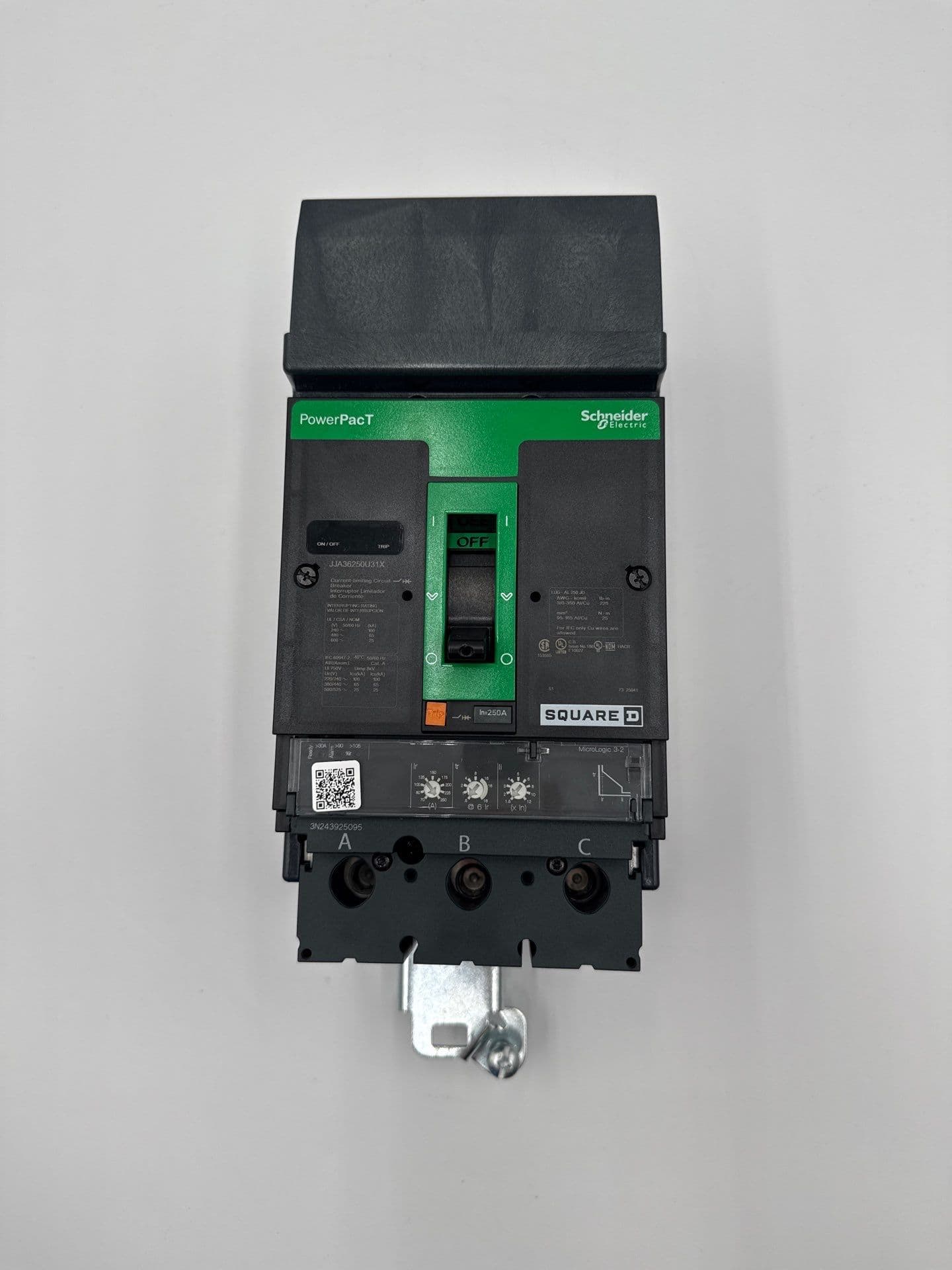 Square D JJA36250U31X I-Line Circuit Breaker 250A 3P 600V JJA 250 Amp 3 Pole – image 1