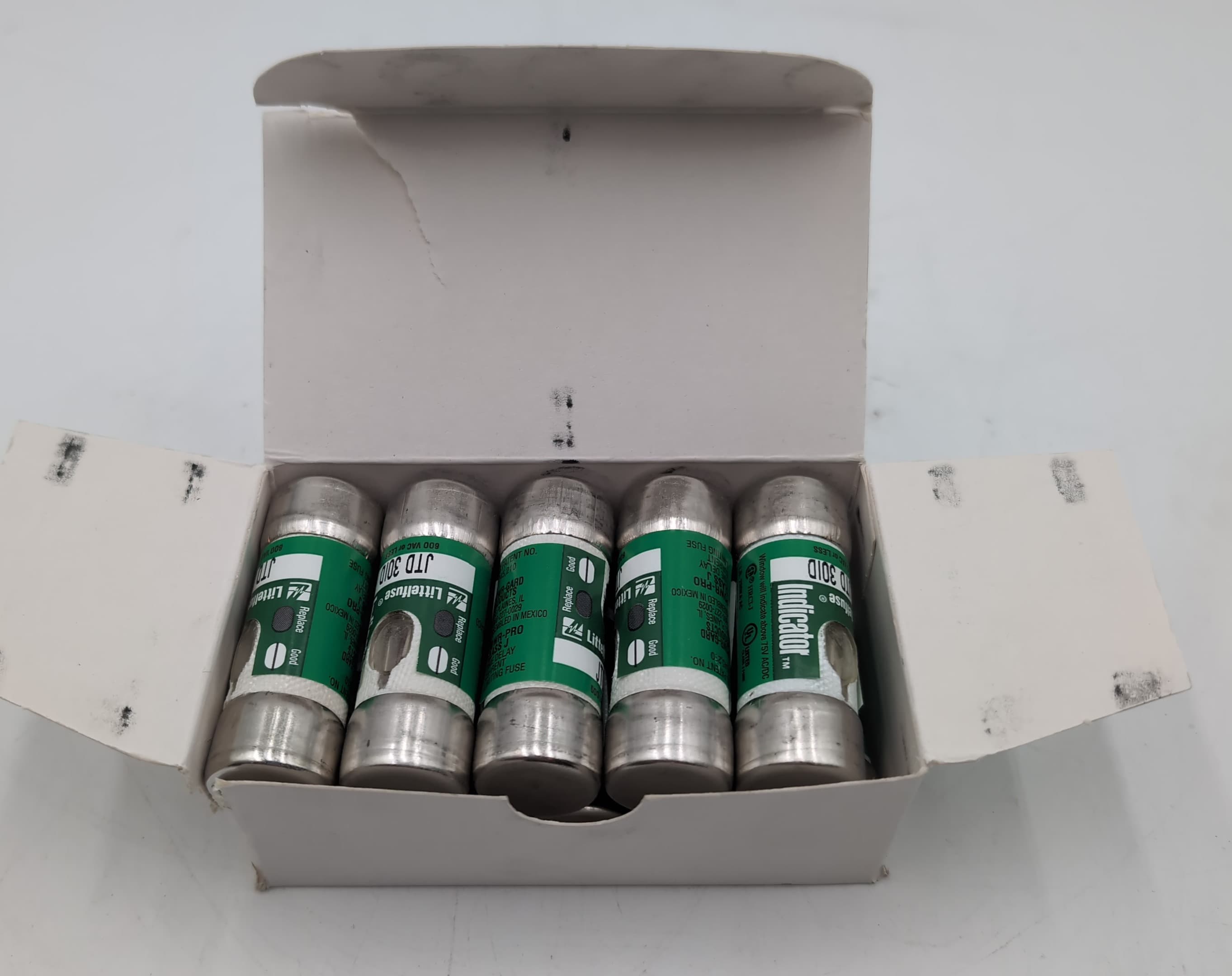 Littelfuse JTD30ID Class J Fuse 30A 600V Time-Delay Indicator JTD 30 ID NEW – image 1
