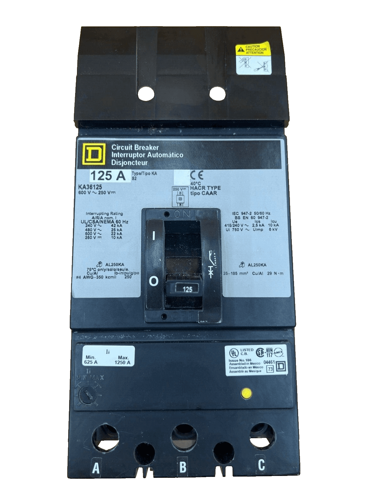 Square D KA36125 – image 1
