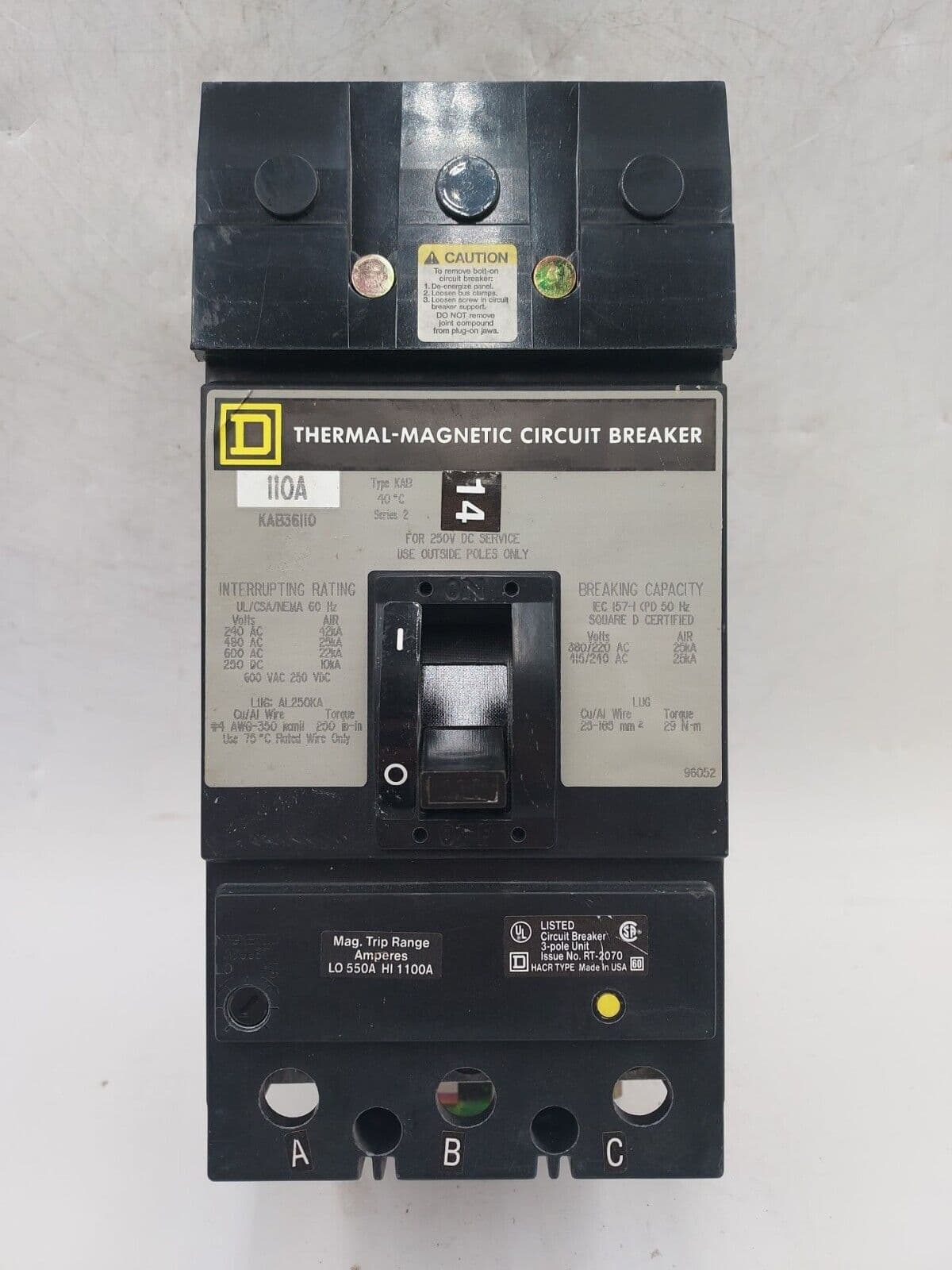 Square D KAB36110 – image 1