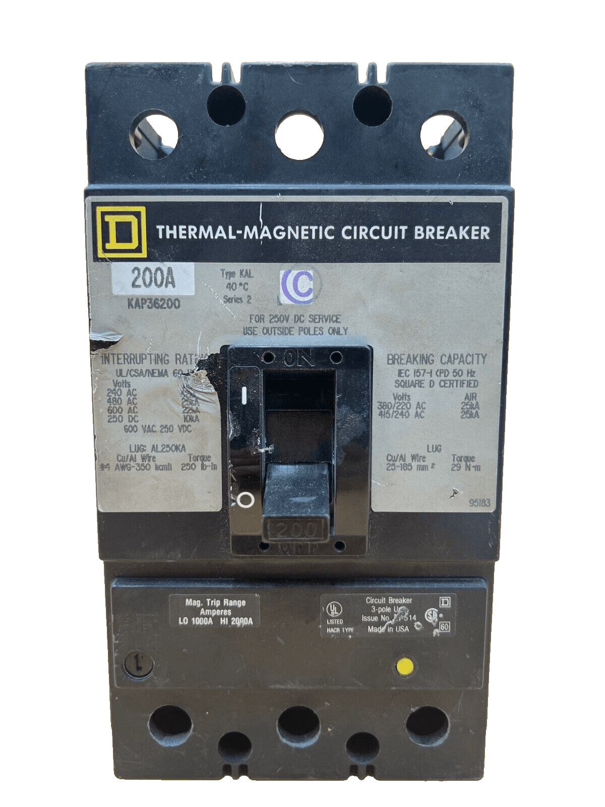 Square D KAP36200 – image 1