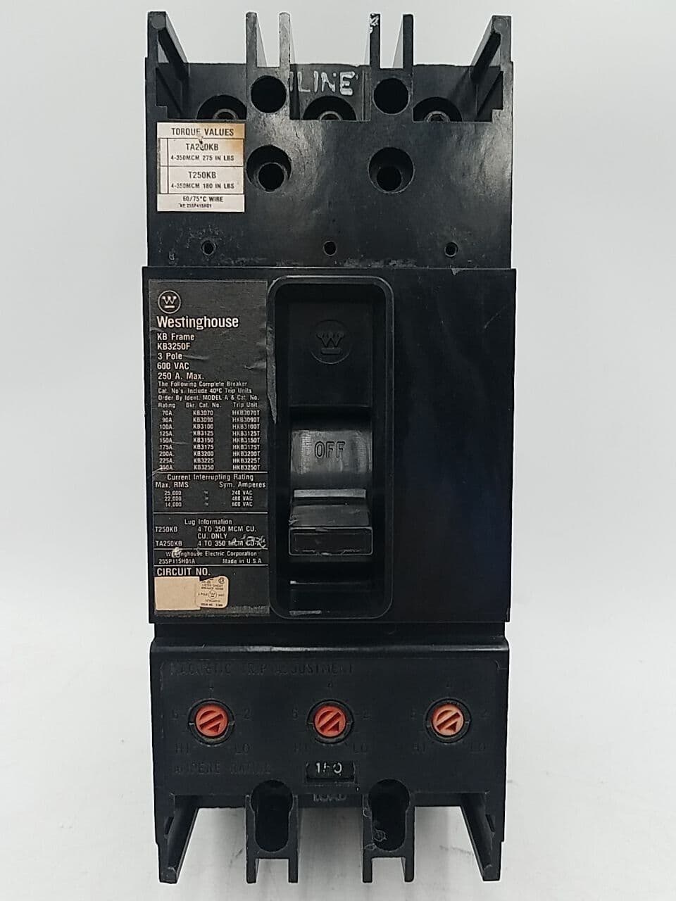 Westinghouse KB3250F – image 1