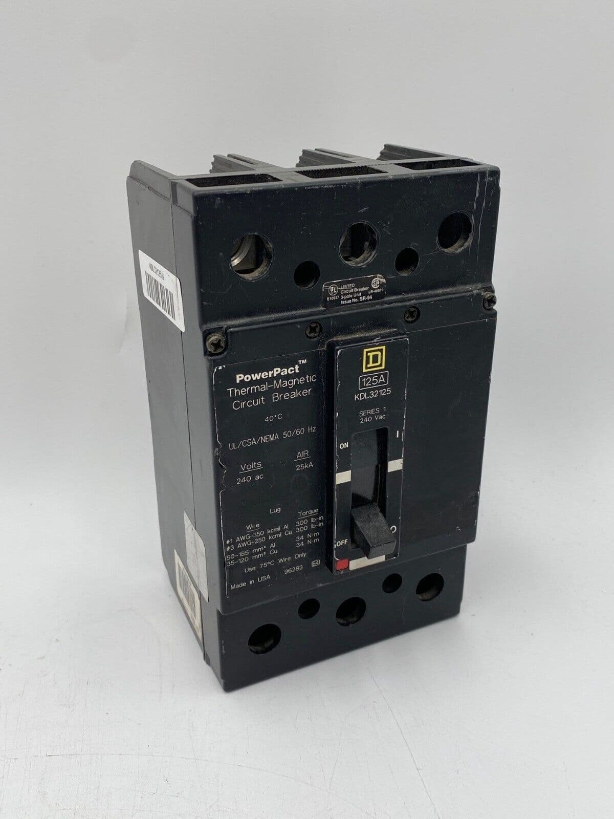 Square D KDL32125 – image 1