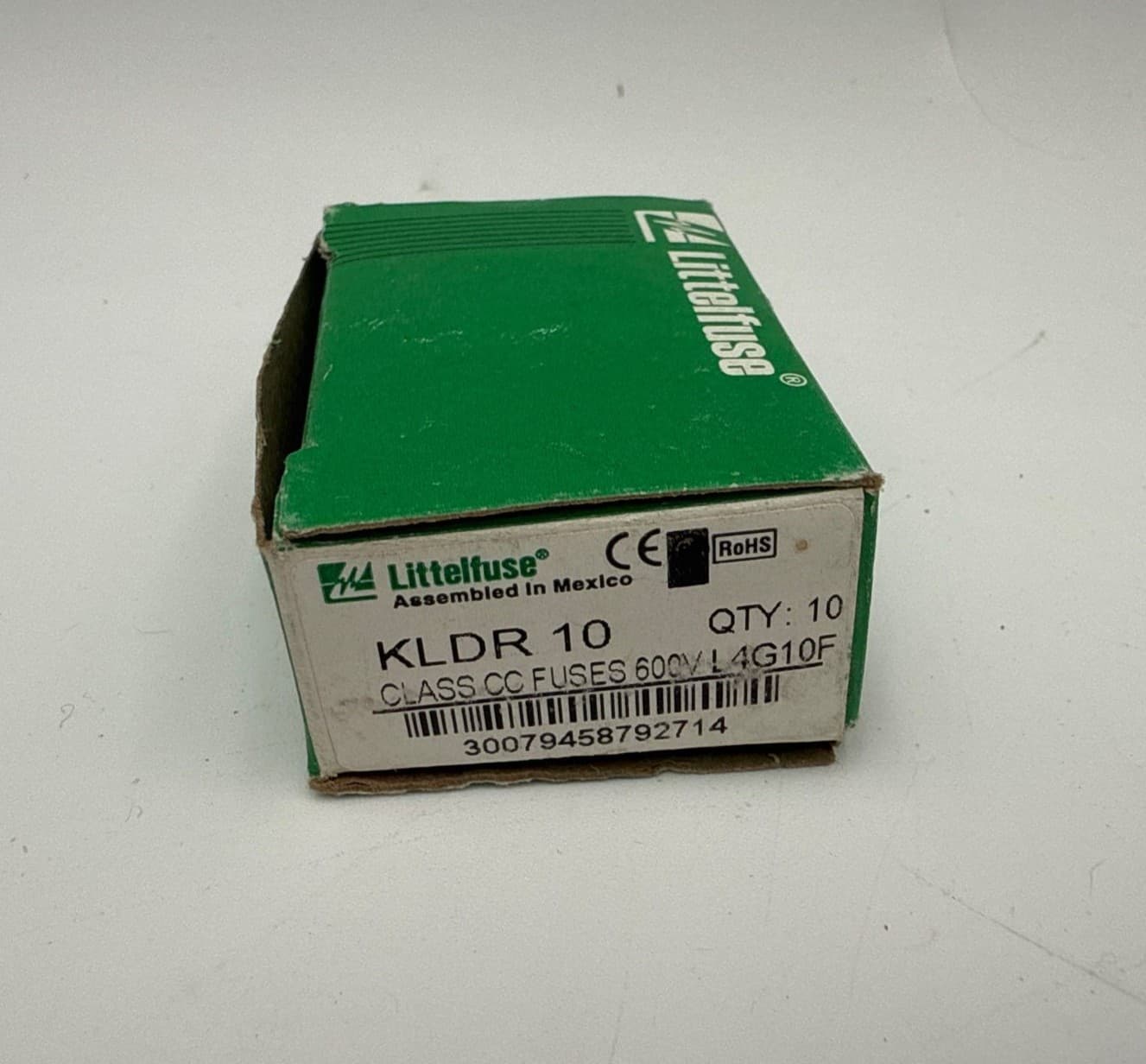 10PC Littelfuse KLDR-10 KLDR10 KLDR 10A 600Vac Time Delay Fuse Lot of 10 – image 1