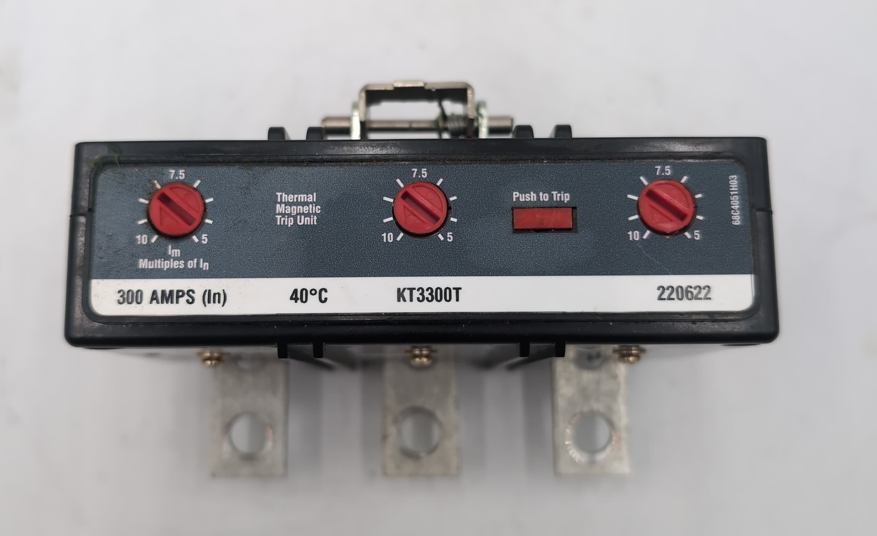 Eaton Cutler-Hammer KT3300T 300A 3-Pole Trip Unit Series C K-Frame KD HKD