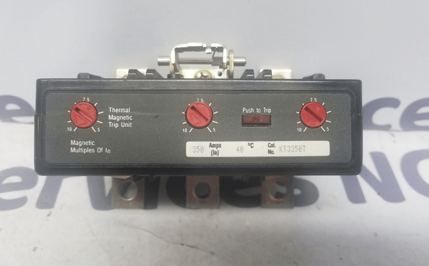 Cutler Hammer KT3350T Magnetic Trip Unit 350A 3P For K Frame Breakers 350 Amp – image 1