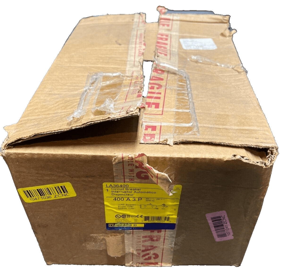 Square D LA36400 I-Line Circuit Breaker 400A 3P 600V 3PH LA 400 Amp 3 Pole