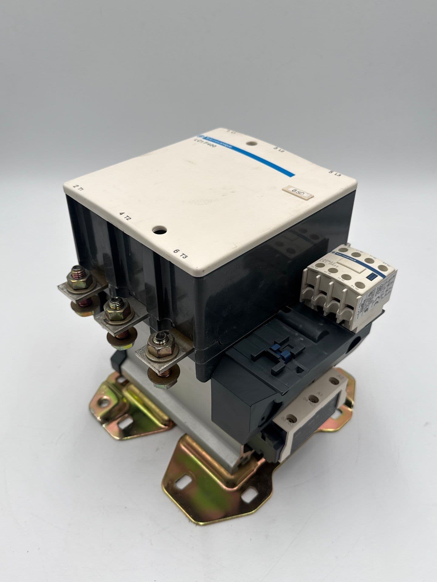 Telemecanique LC1F400 Contactor 500A 3P 1000V LX1FK110 COIL 110/120V LA1DN22 – image 1