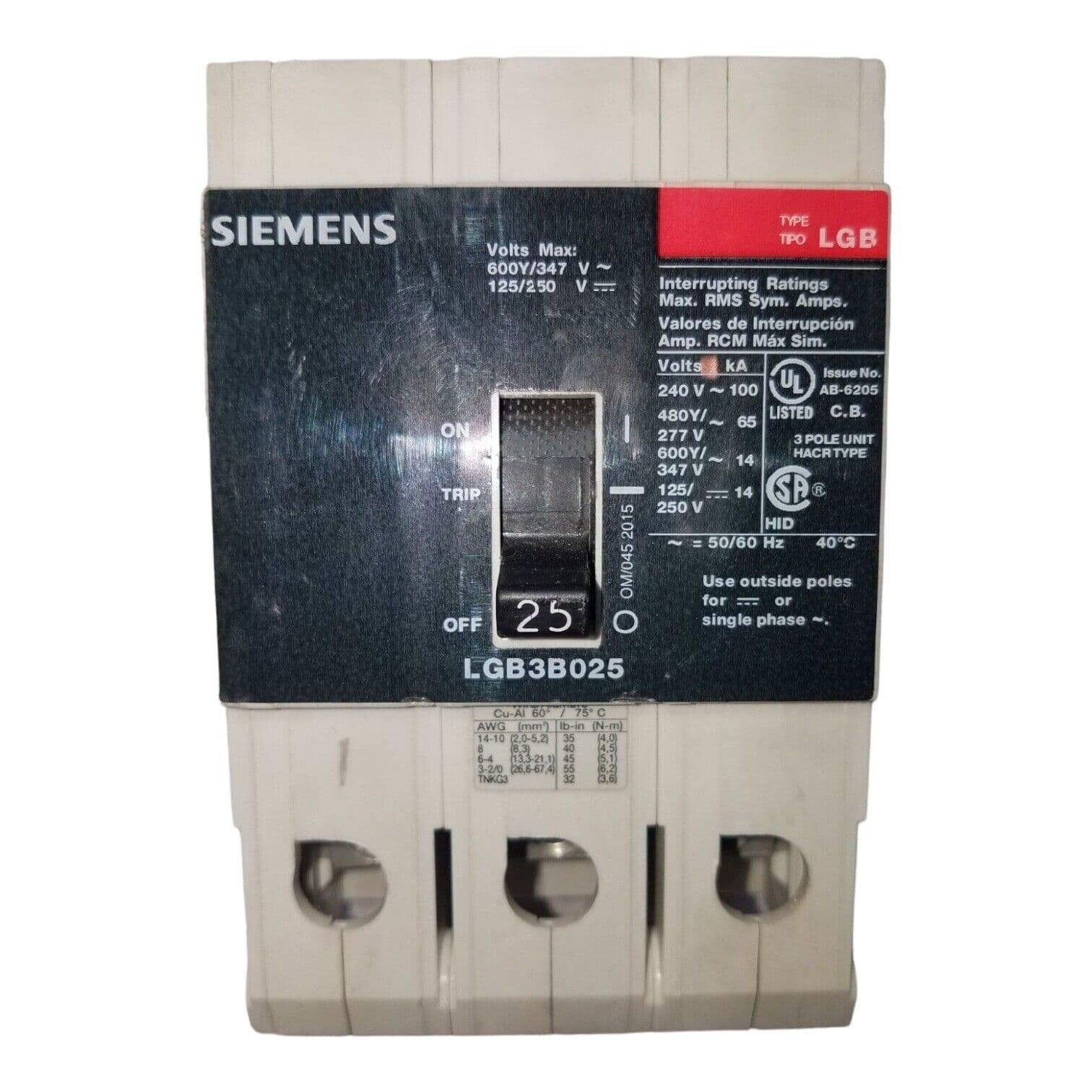Siemens LGB3B025 – image 1