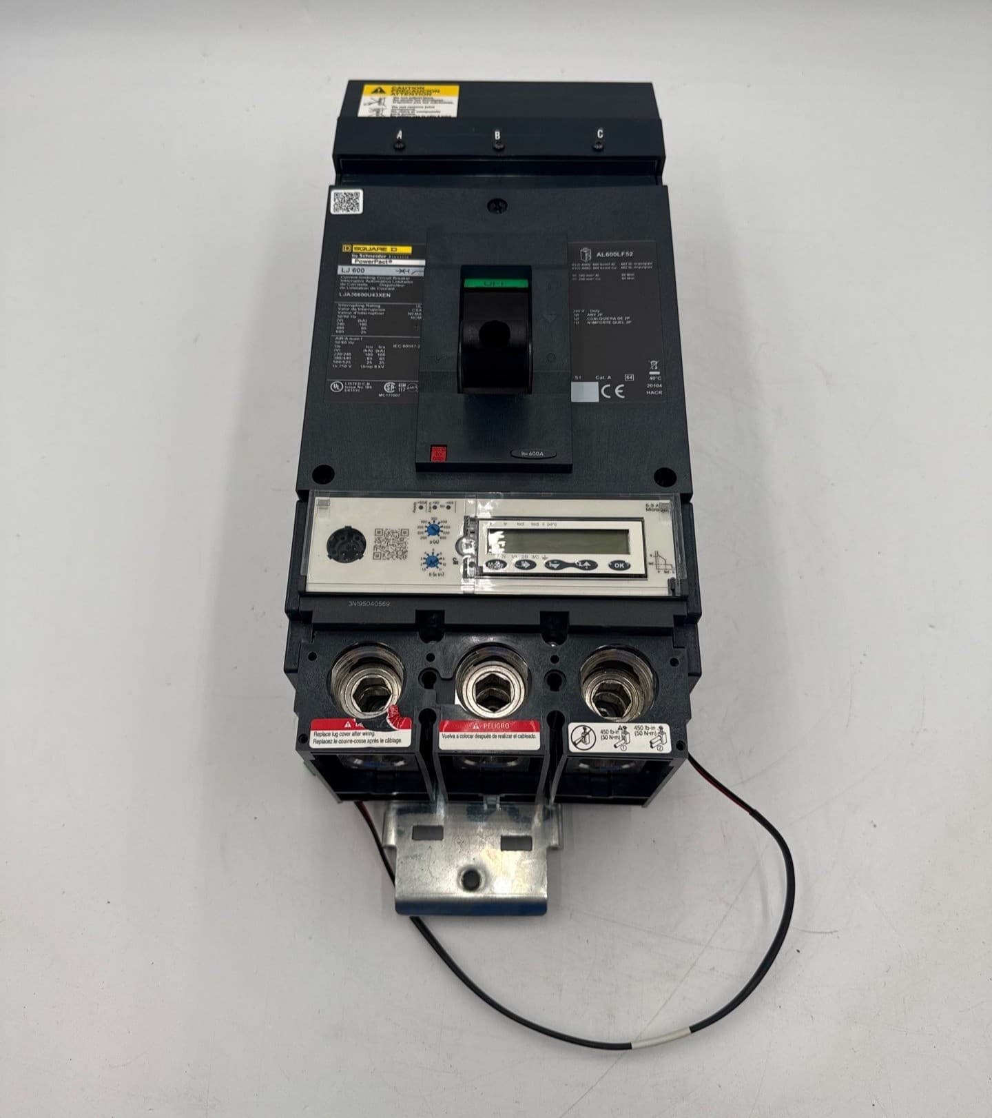 Square D LJA36600U43XEN I-Line Circuit Breaker 600A 3P 600V 3PH LJA 600 Amp – image 1