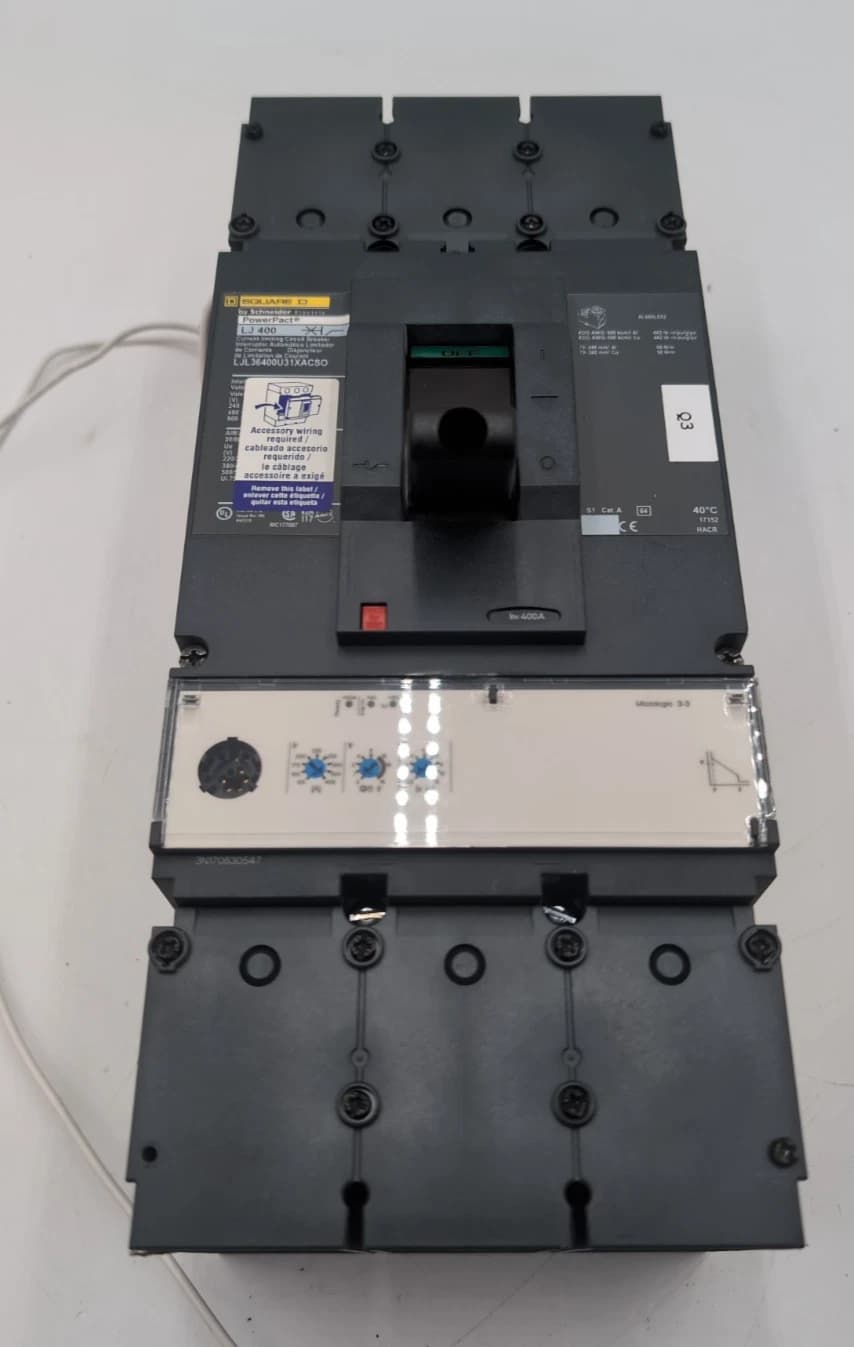 Square D LJL36400U31XACSO Circuit Breaker 400A 3P 600V 400 Amp 3 Pole NEW – image 1