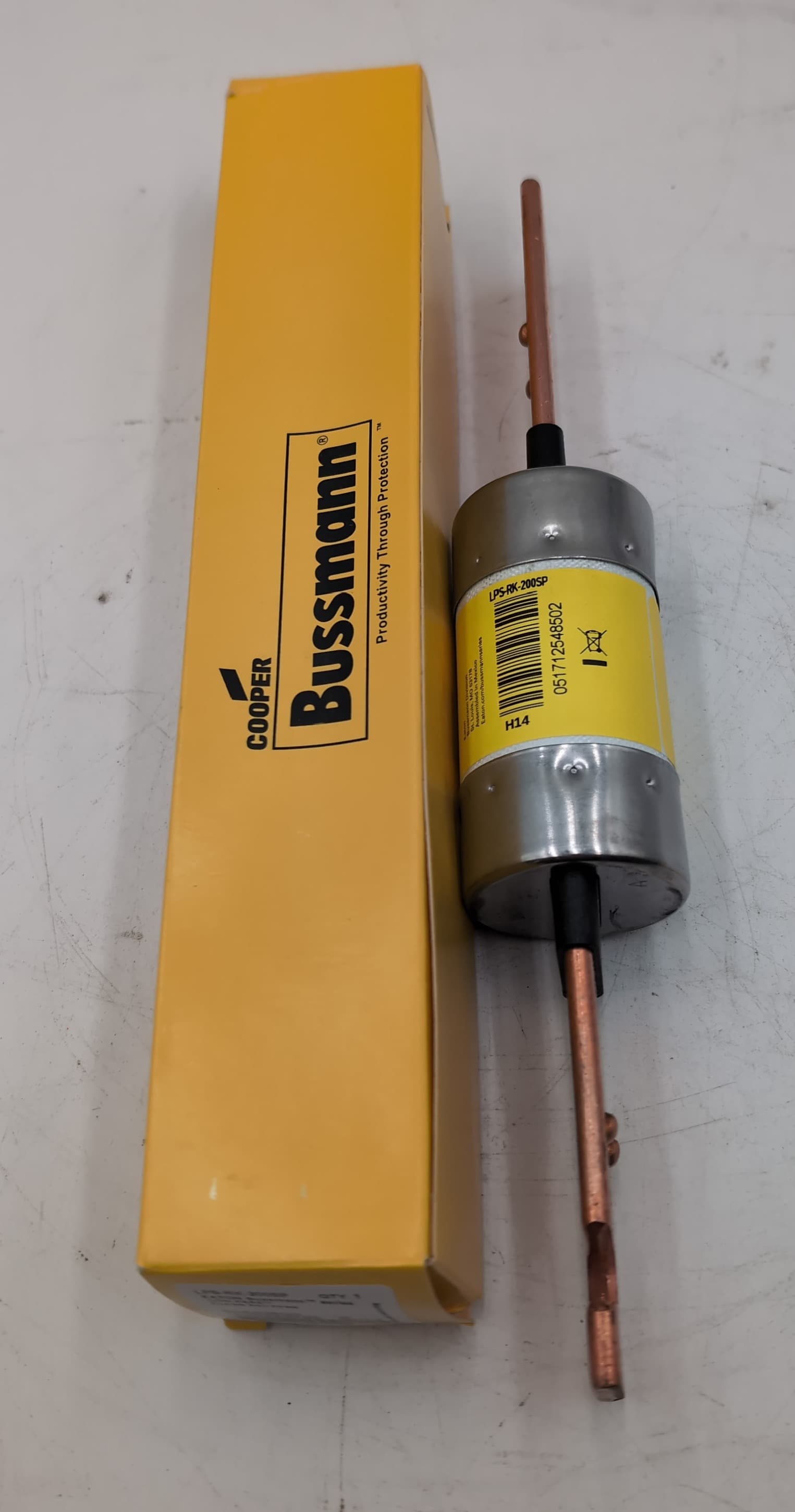Bussmann LPS-RK-200SPLow Peak Fuse 200Amp 600V Class RK1 Time Delay NEW – image 1