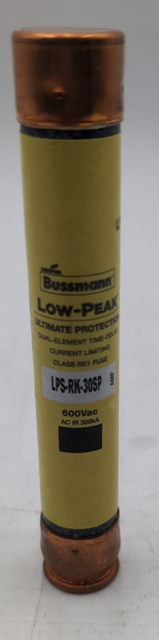 Bussmann LPS-RK-30SP 30 Amp 600V Class RK1 Time-Delay Fuse – image 1