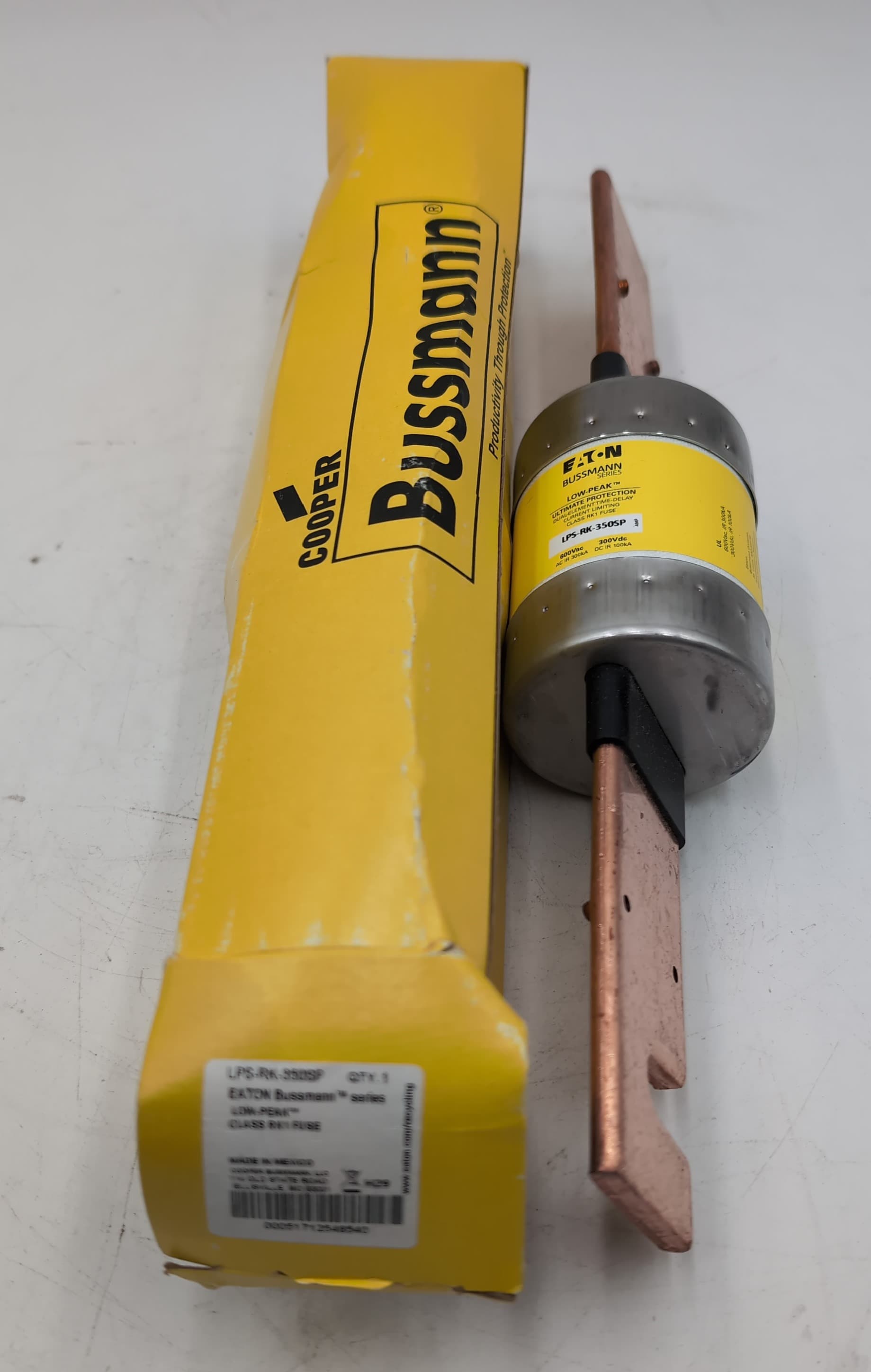 Bussmann LPS-RK-350SP Low Peak Fuse 350 Amp 600V Class RK1 Time Delay NEW – image 1